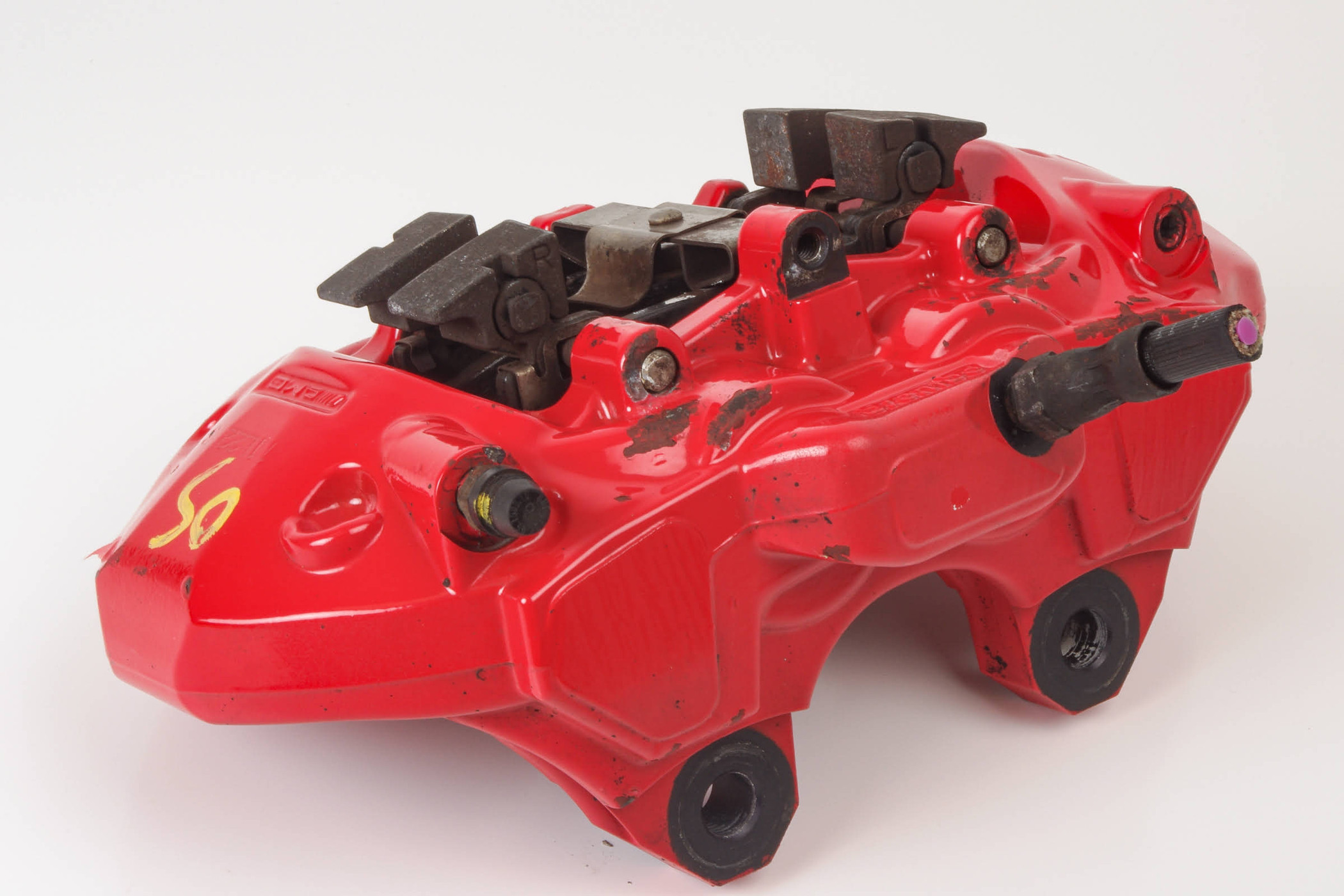 Mercedes 2044230097 AMG Brake Caliper x2 - Rear Red | W204 C