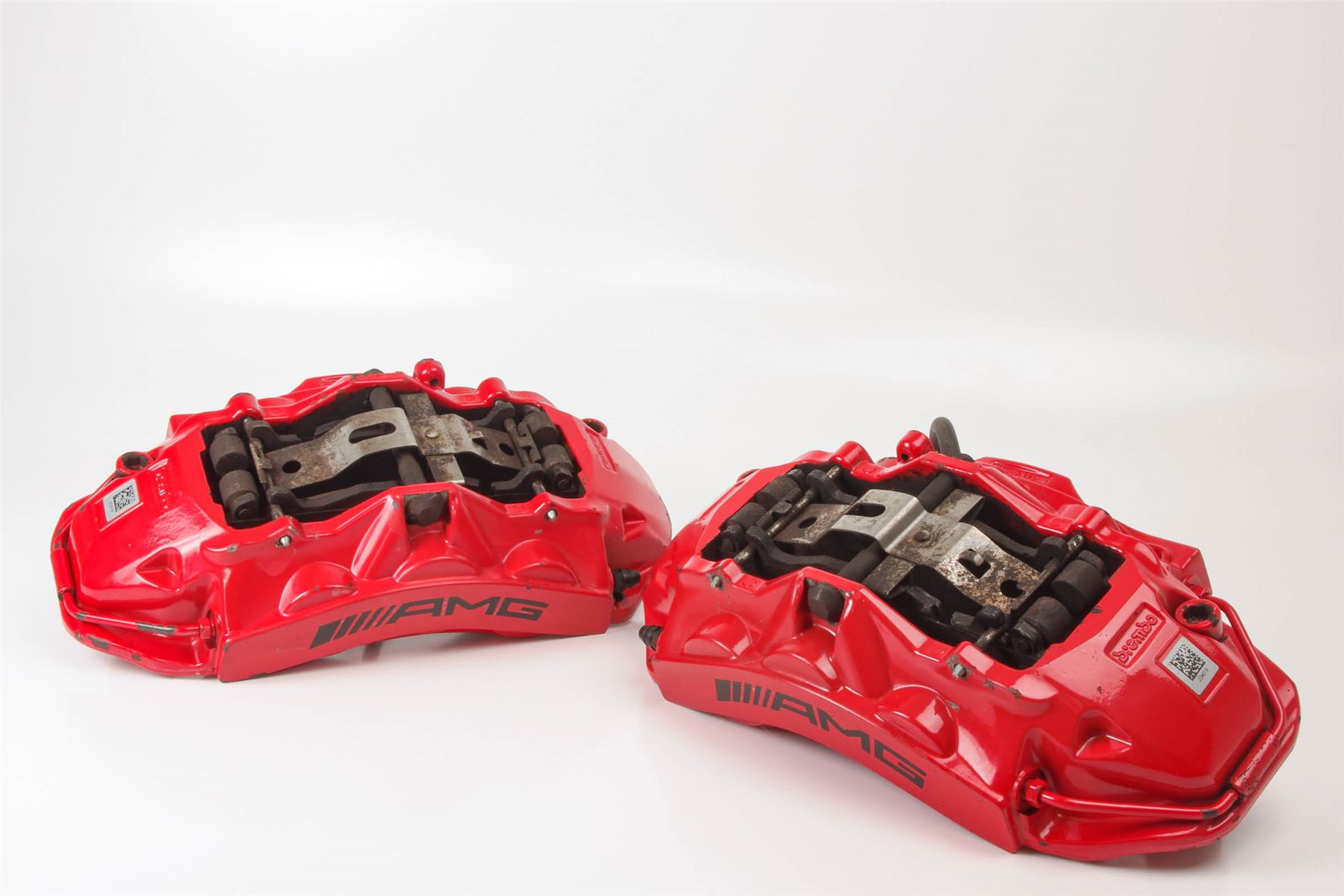 Mercedes 2044212011 AMG Brake Caliper x2 - Front Red | W204 W205 C