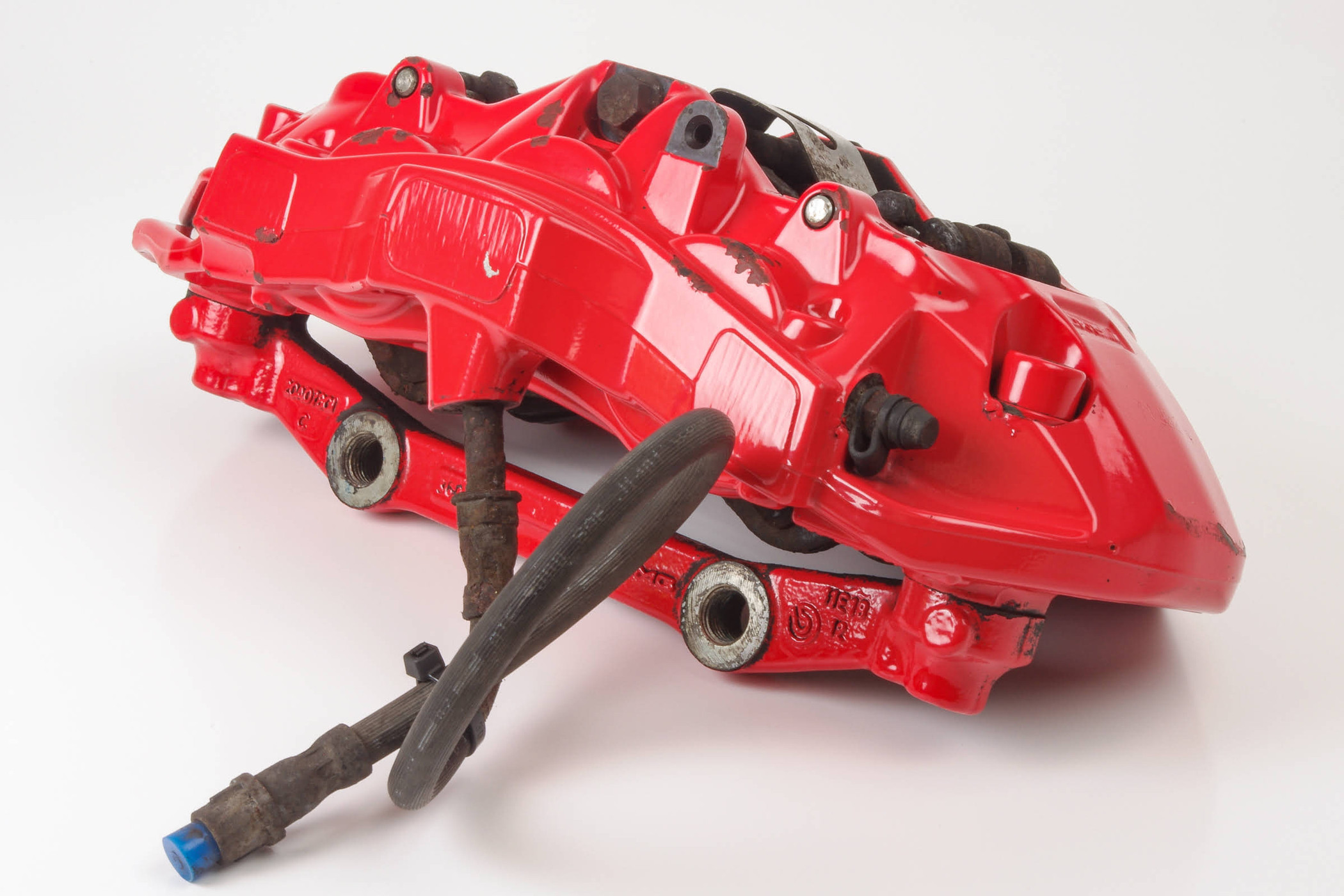 Mercedes 2044212011 AMG Brake Caliper x2 - Front Red | W204 W205 C