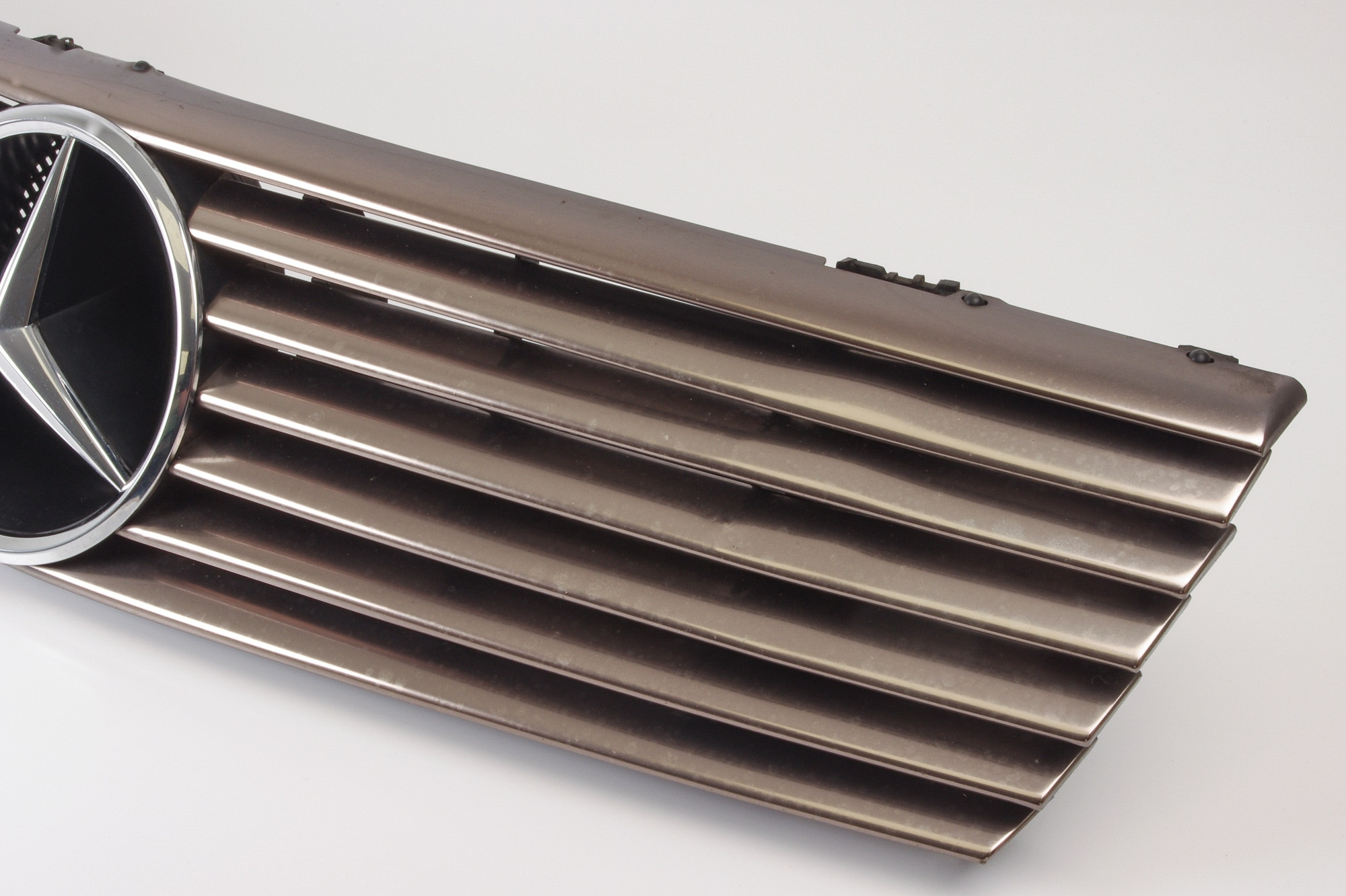 Mercedes 1298800185 Bonnet Grille 7 Slat - Front Silver (b) | R129 SL