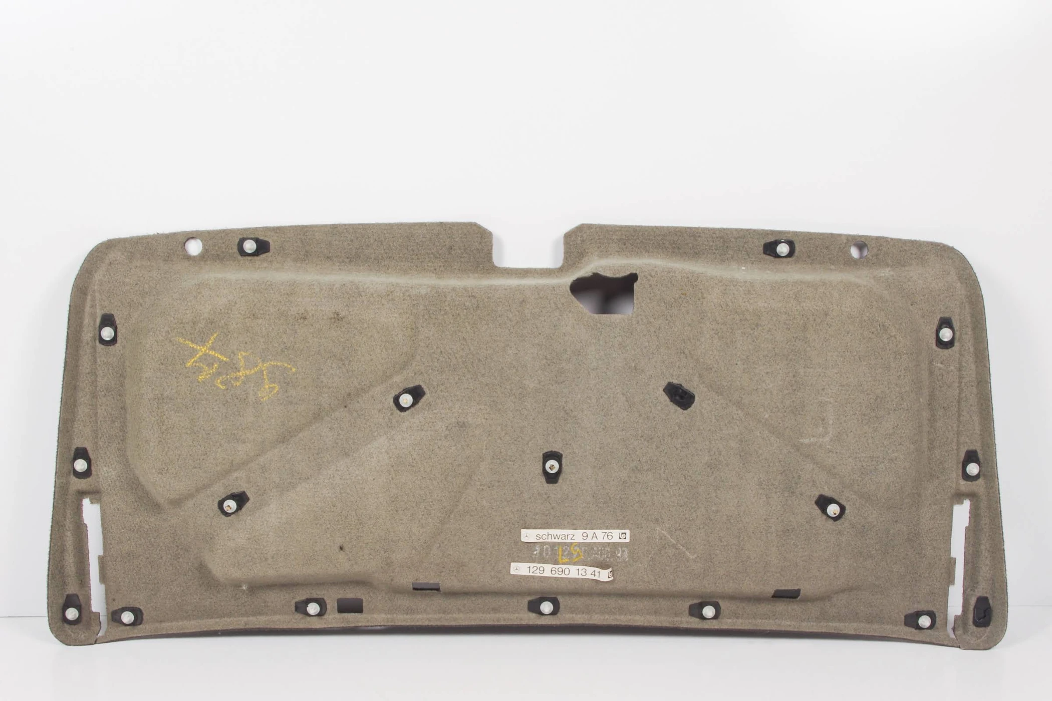 Mercedes 1296901341 Boot Carpet Panel - Black | A124 E R129 SL