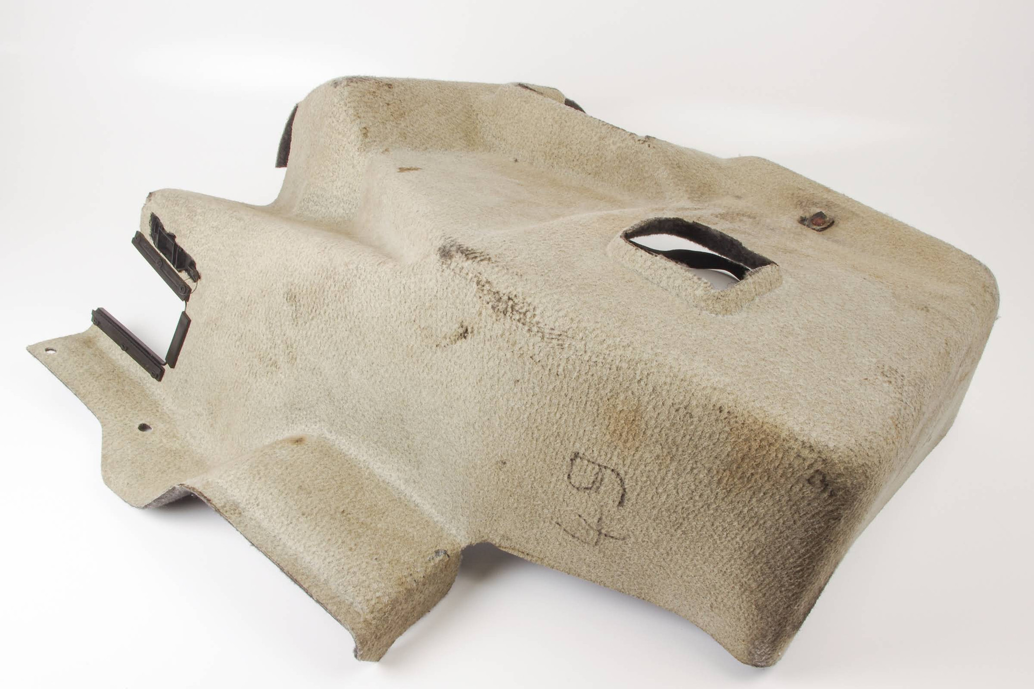 Mercedes 1296907530 Boot Carpet Panel - Left Black | R129 SL