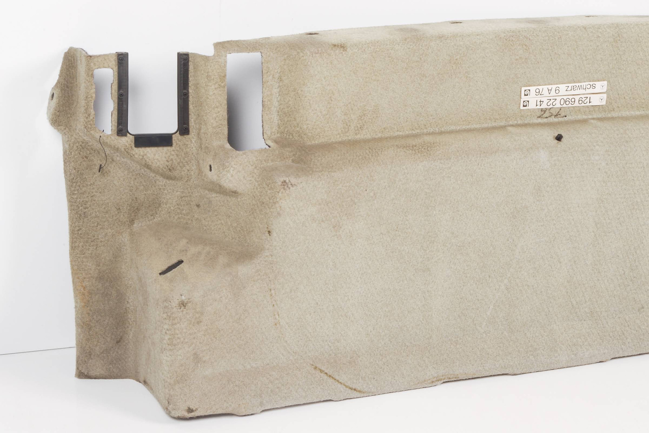 Mercedes 1296902241 Boot Carpet Panel - Black | R129 SL