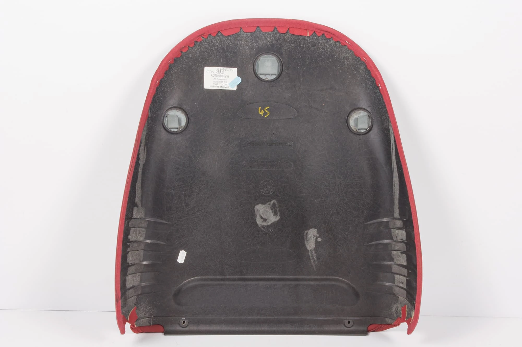 Mercedes 2309100239 Seat Backrest Panel - Right Red | R230 SL