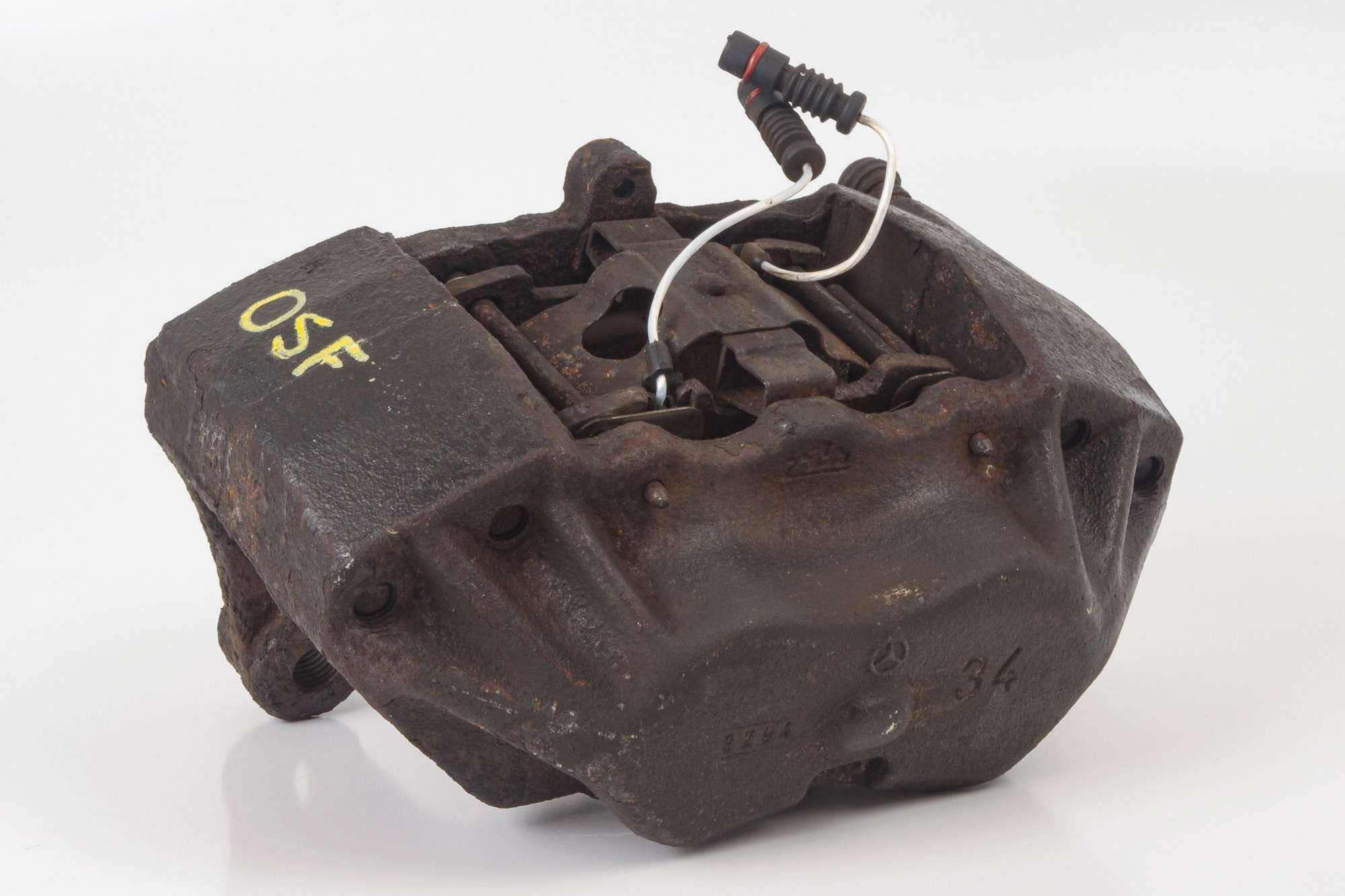 Mercedes 1294200183 Brake Caliper - Front Right (c) | R129 SL W201 C