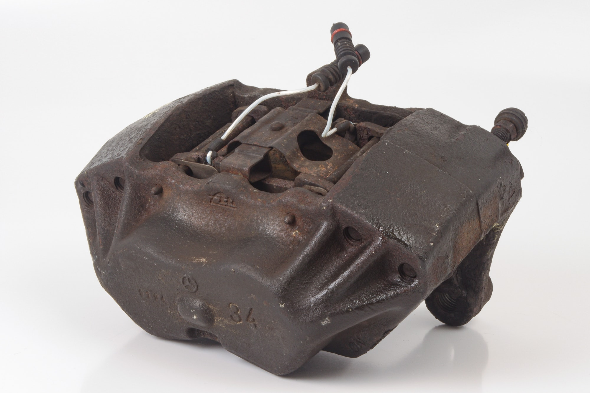 Mercedes 1294200183 Brake Caliper - Front Right (c) | R129 SL W201 C