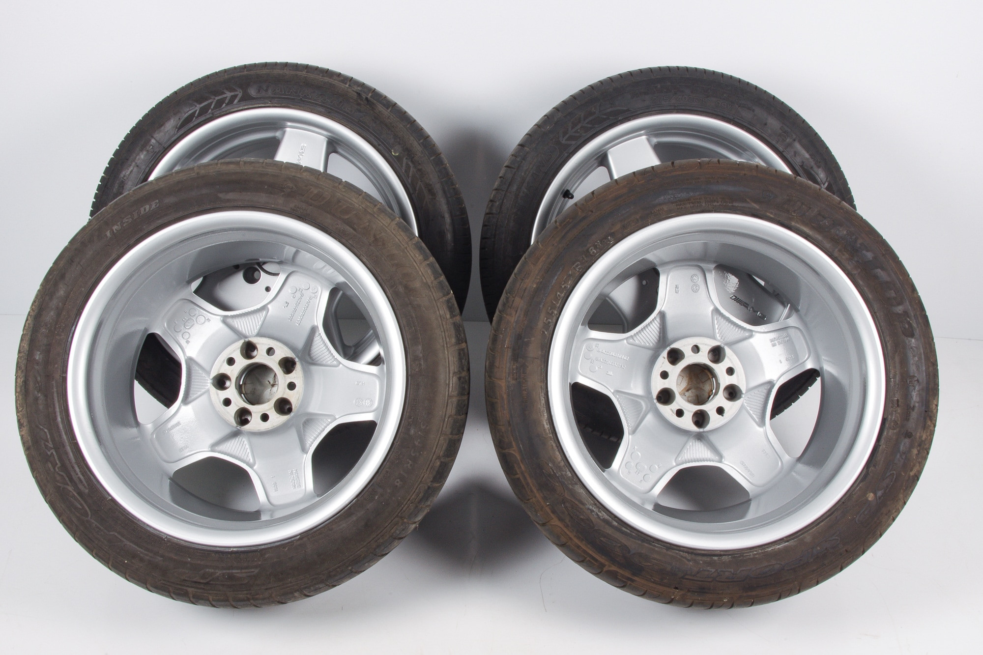 Mercedes 2204010802 AMG Alloy Wheel x4 - Silver (Refurb.) | C215 CL W220 S