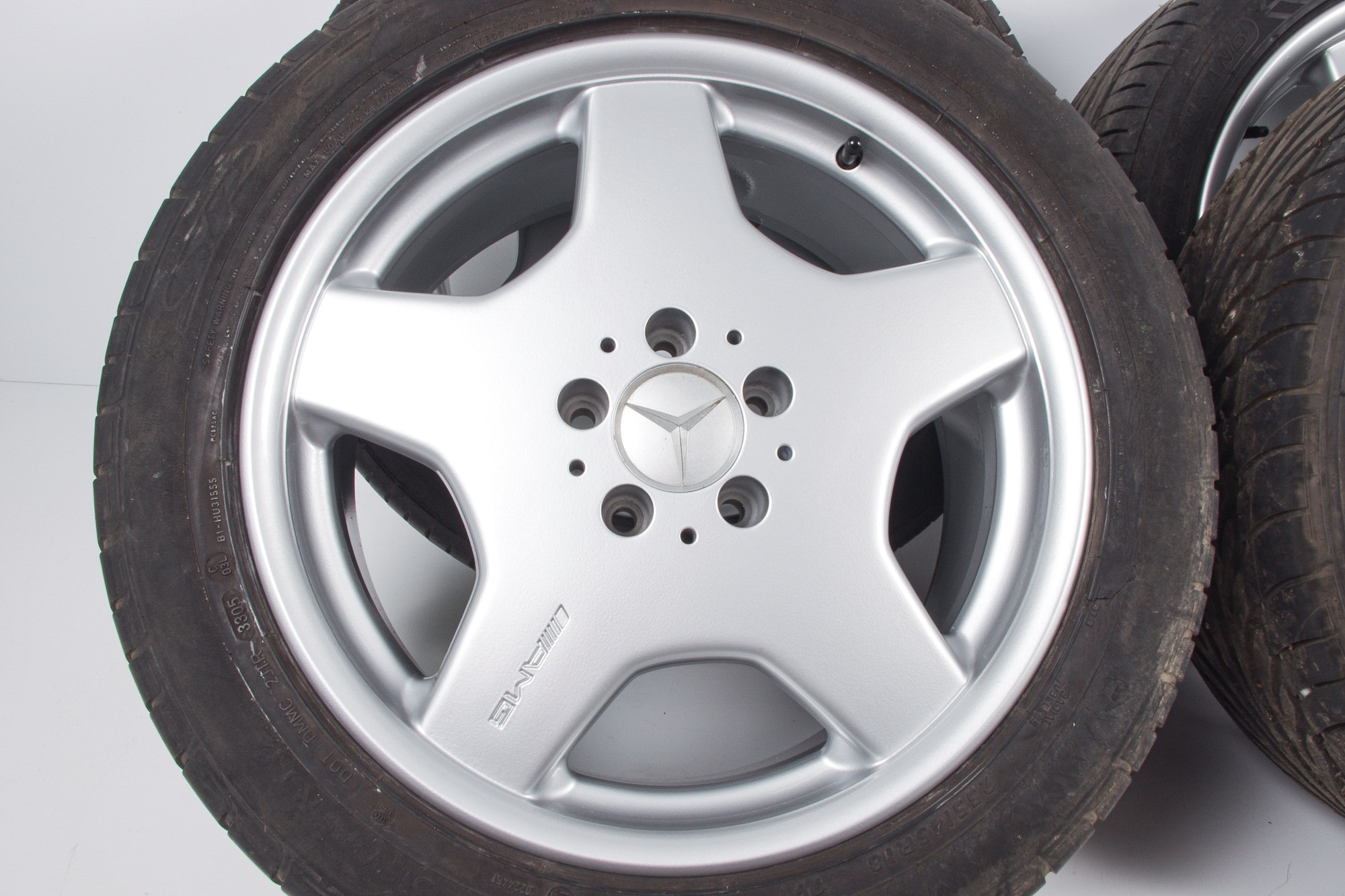 Mercedes 2204010802 AMG Alloy Wheel x4 - Silver (Refurb.) | C215 CL W220 S