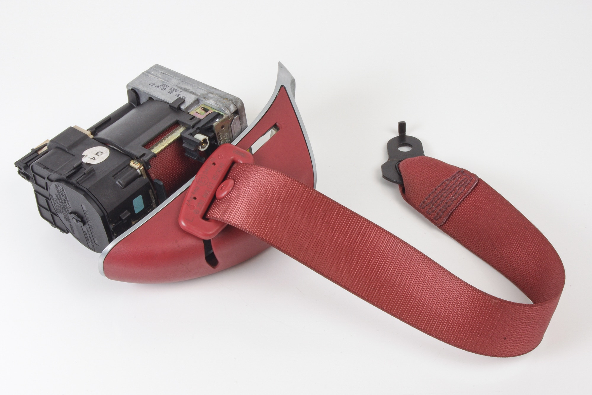 Mercedes 2308600185 Seat Belt - Left Red | R230 SL