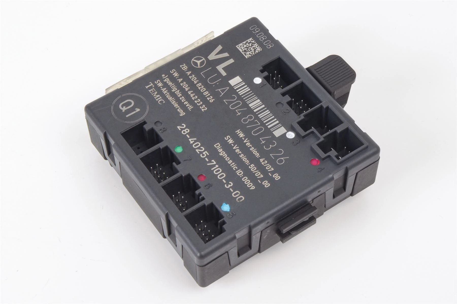 Mercedes 2048704326 Door Control Unit - Front Left | W204 C