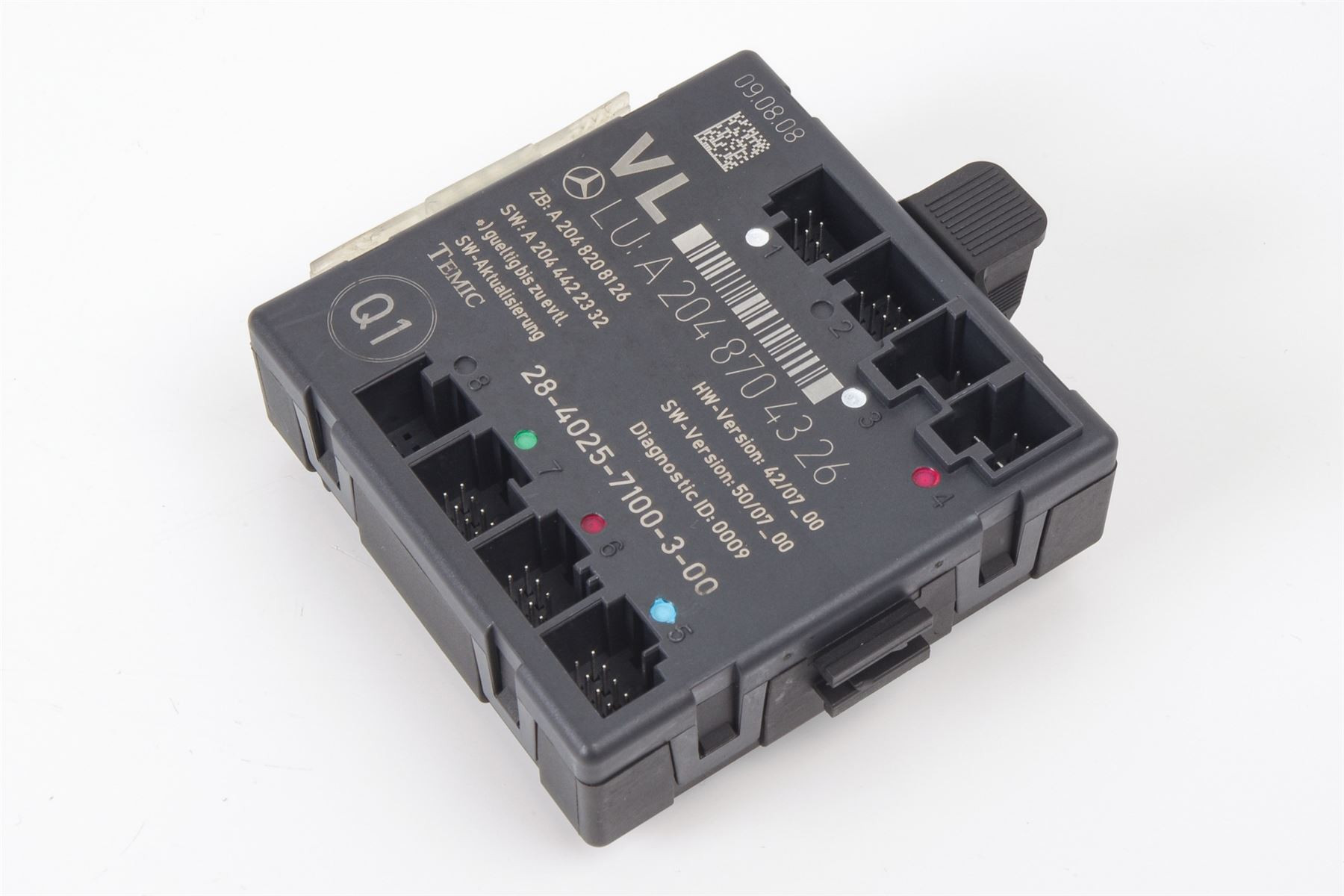 Mercedes 2048704326 Door Control Unit - Front Left | W204 C