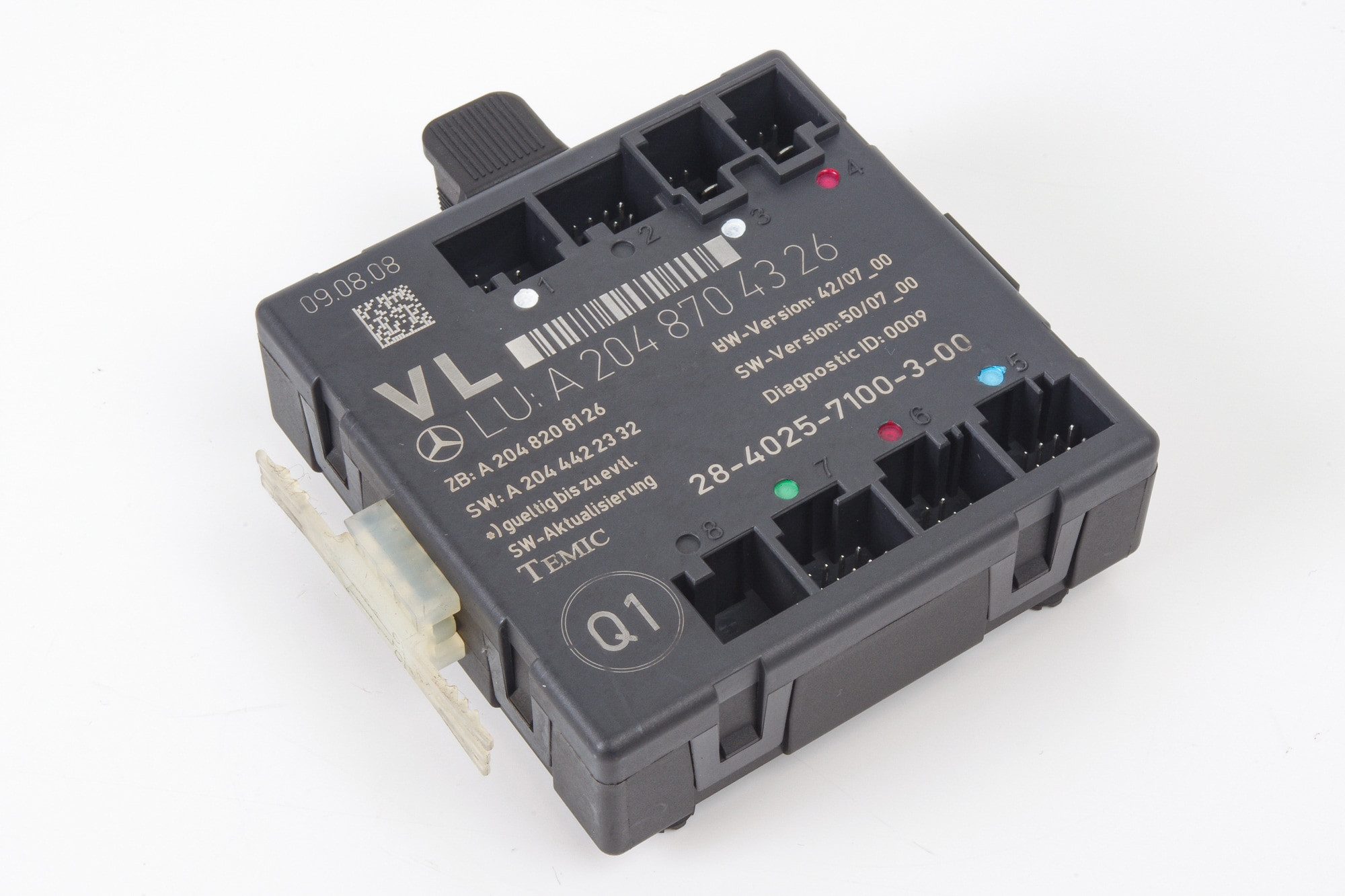 Mercedes 2048704326 Door Control Unit - Front Left | W204 C