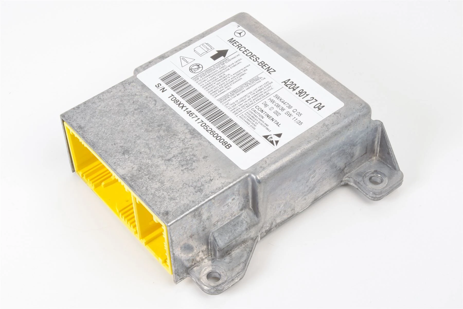 Mercedes 2049012704 SRS Control Unit | W204 C X204 GLK