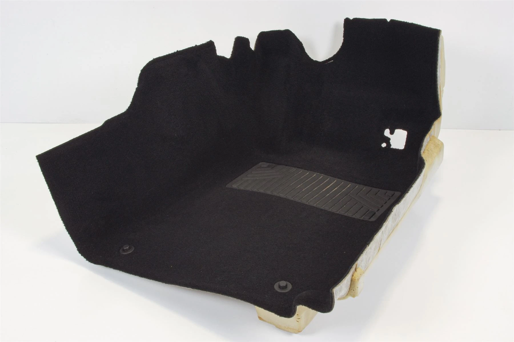 Mercedes 2046804640 Footwell Carpet Trim Panel - Front Right Black (a) | W204 C