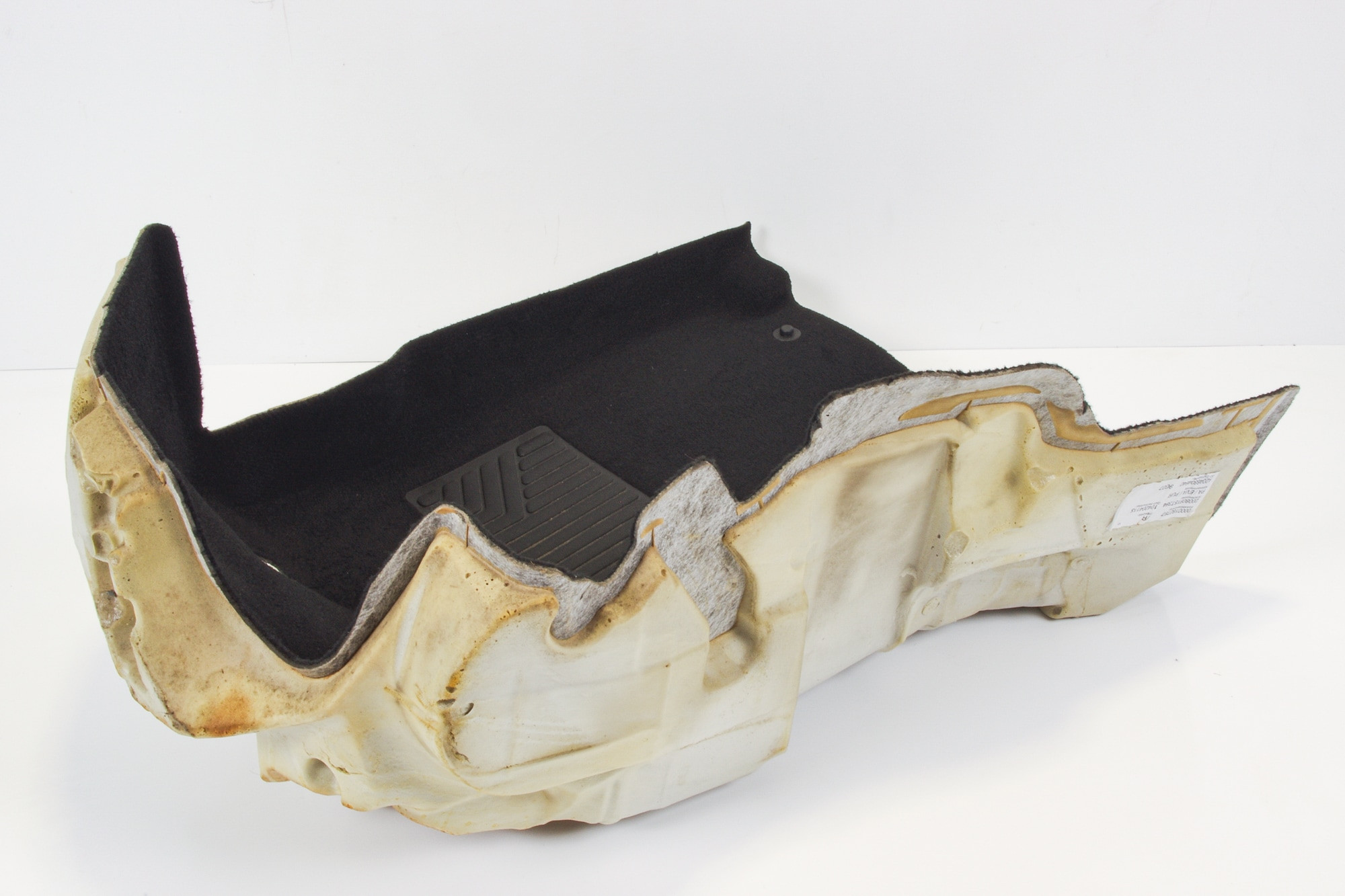 Mercedes 2046804640 Footwell Carpet Trim Panel - Front Right Black (a) | W204 C