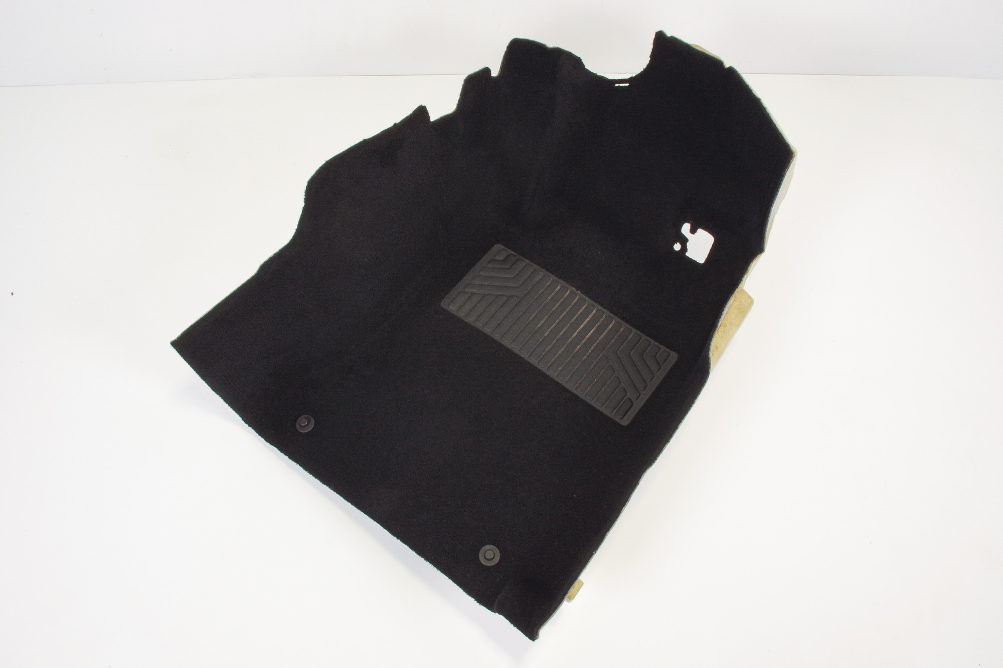 Mercedes 2046804640 Footwell Carpet Trim Panel - Front Right Black (a) | W204 C