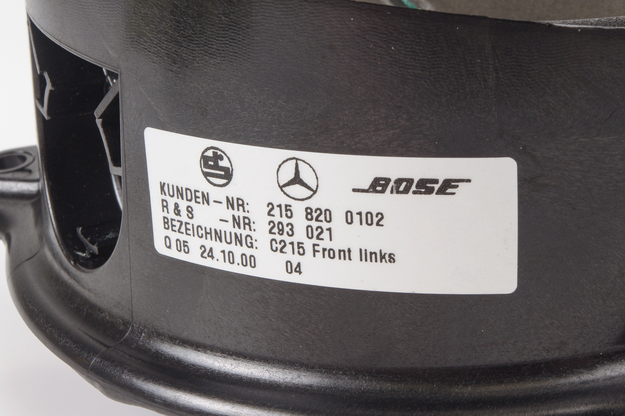 Mercedes 2158200102 Door Speaker - Front Left | C215 CL