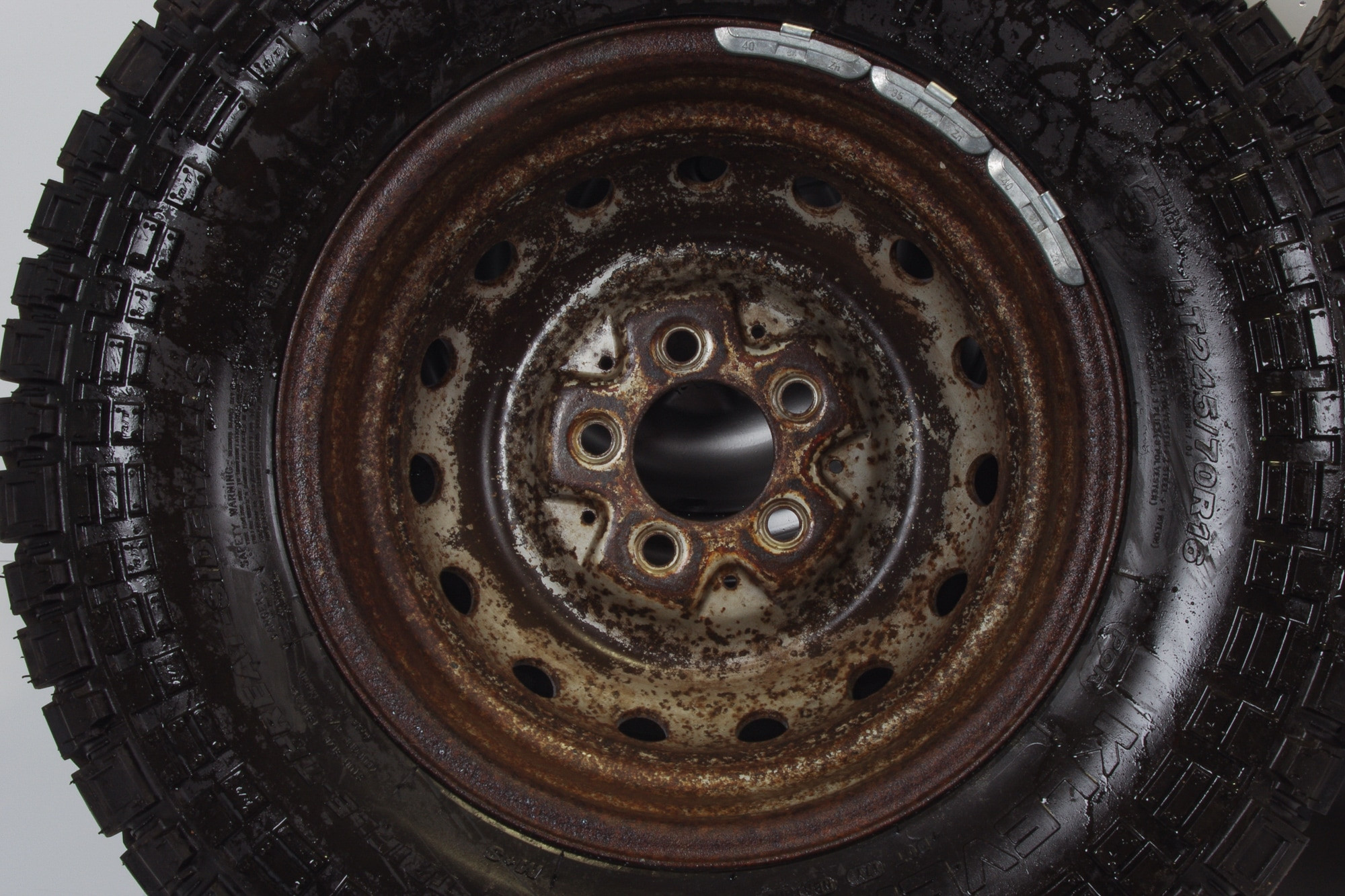 Mercedes 4604000202 Steel Wheel x4 | W460 W461 G