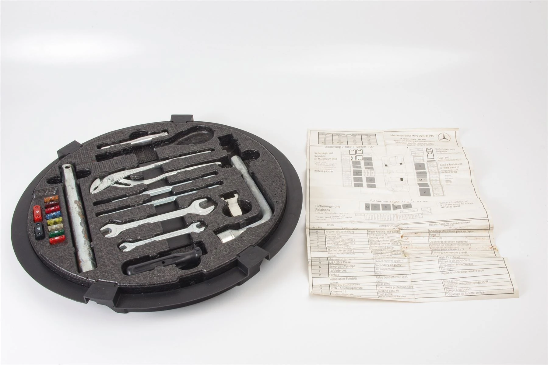 Mercedes 2205800005 Tool Kit (a) | C215 CL W220 S