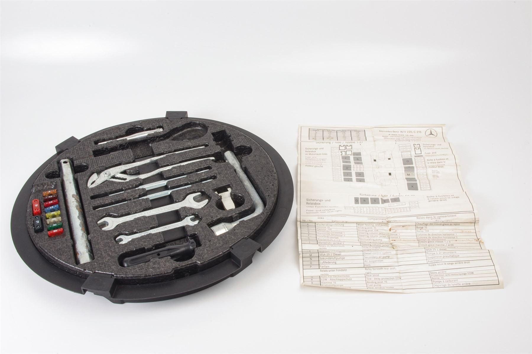 Mercedes 2205800005 Tool Kit (a) | C215 CL W220 S