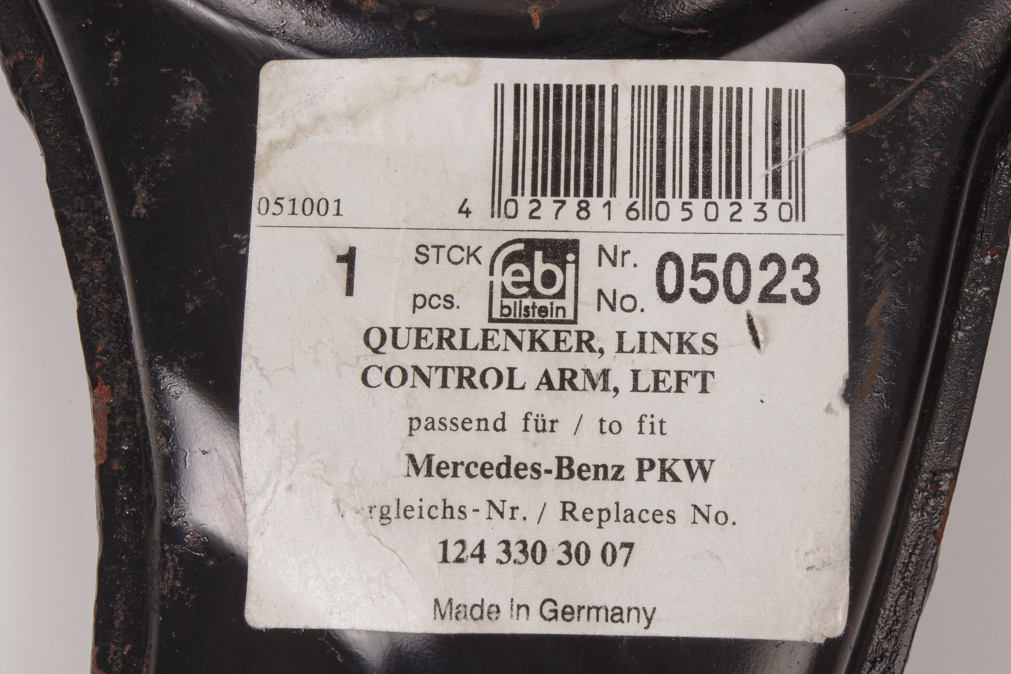 Mercedes 1243303007 Control Arm - Front Left (New Old St.) | W124 E R129 SL...