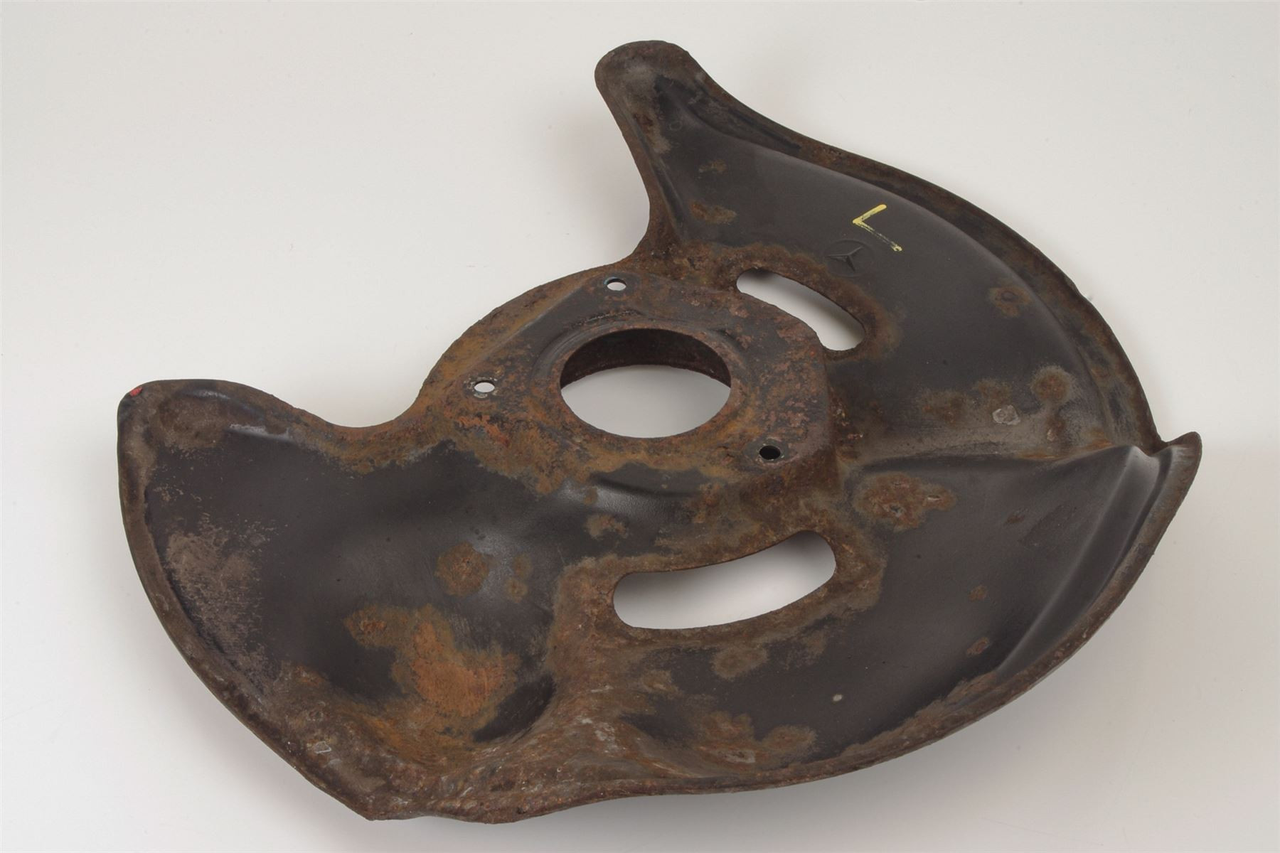 Mercedes 1294202144 Brake Dust Shield - Front Left (b) | W124 E R129 SL W201 C