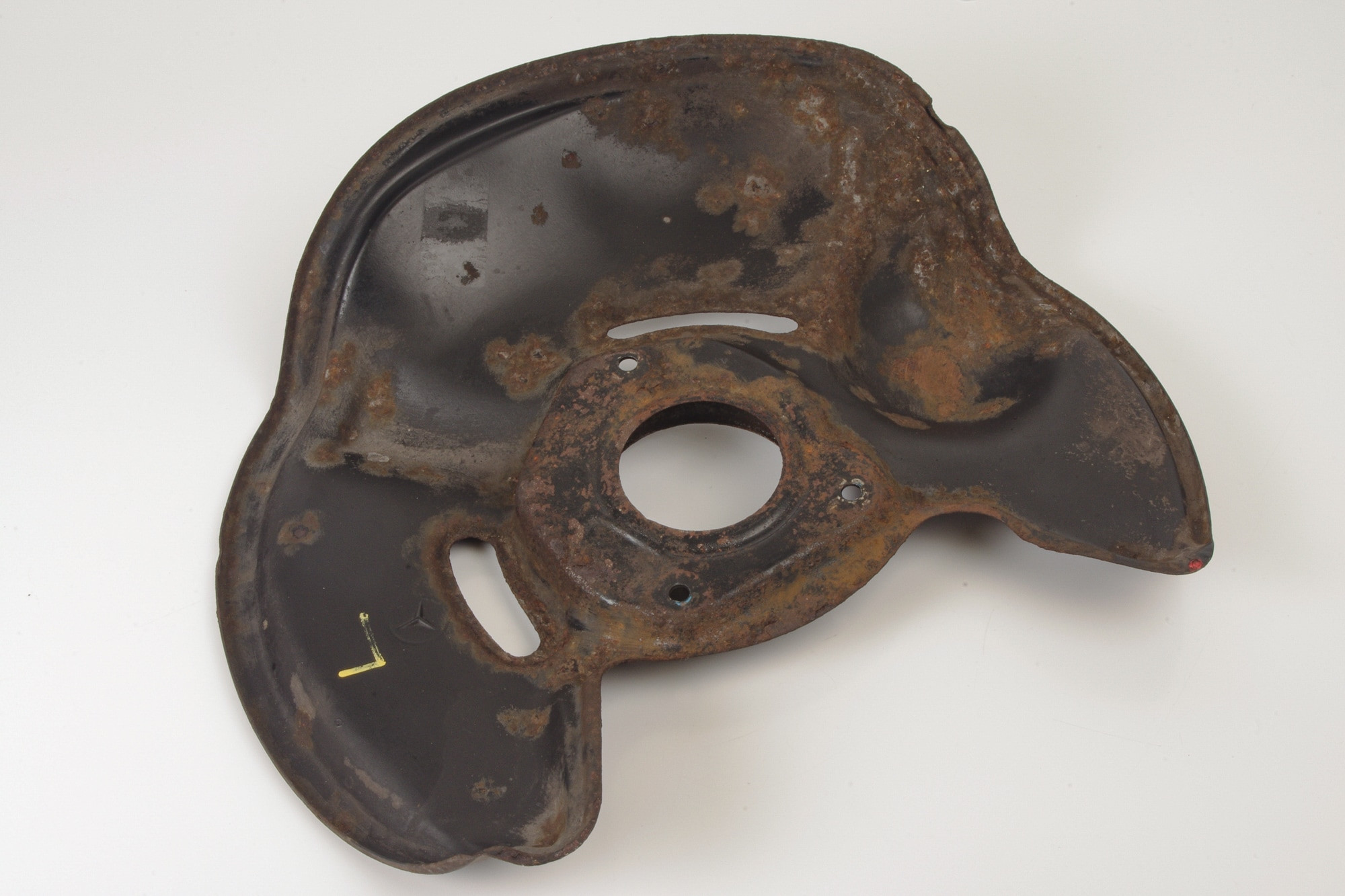 Mercedes 1294202144 Brake Dust Shield - Front Left (b) | W124 E R129 SL W201 C