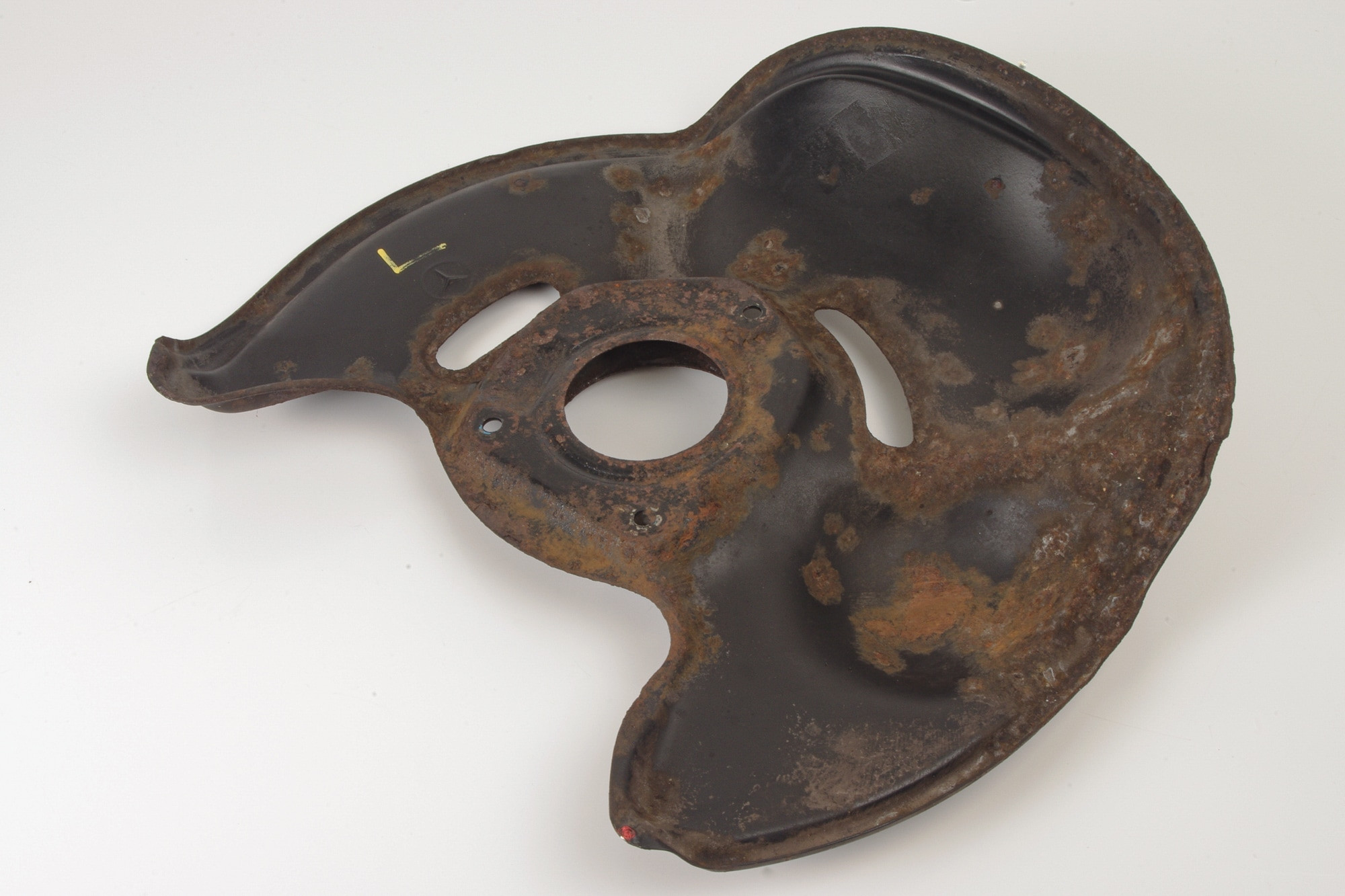 Mercedes 1294202144 Brake Dust Shield - Front Left (b) | W124 E R129 SL W201 C