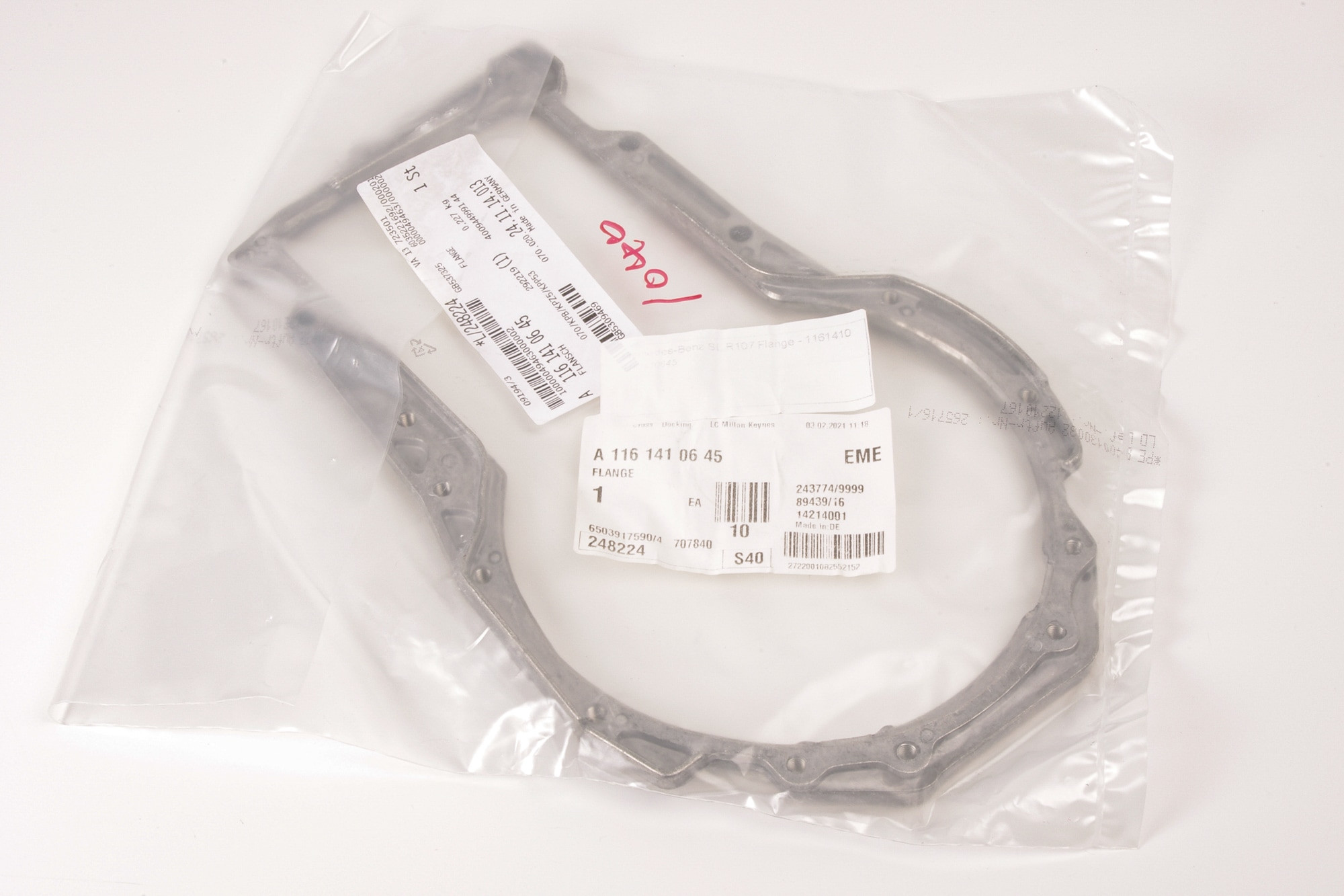 Mercedes 1161410645 MAF Sensor Flange (New) | R107 SL W126 V126 C126 S W463 G