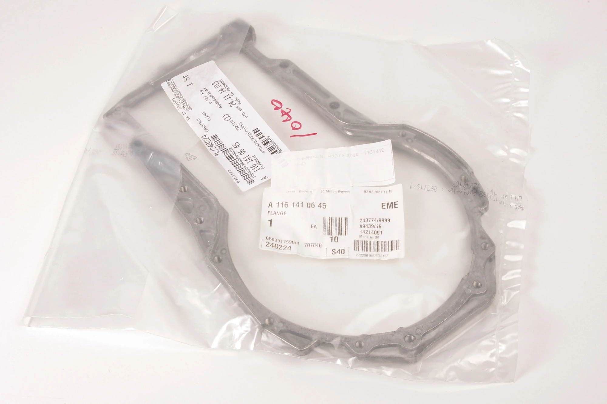 Mercedes 1161410645 MAF Sensor Flange (New) | R107 SL W126 V126 C126 S W463 G