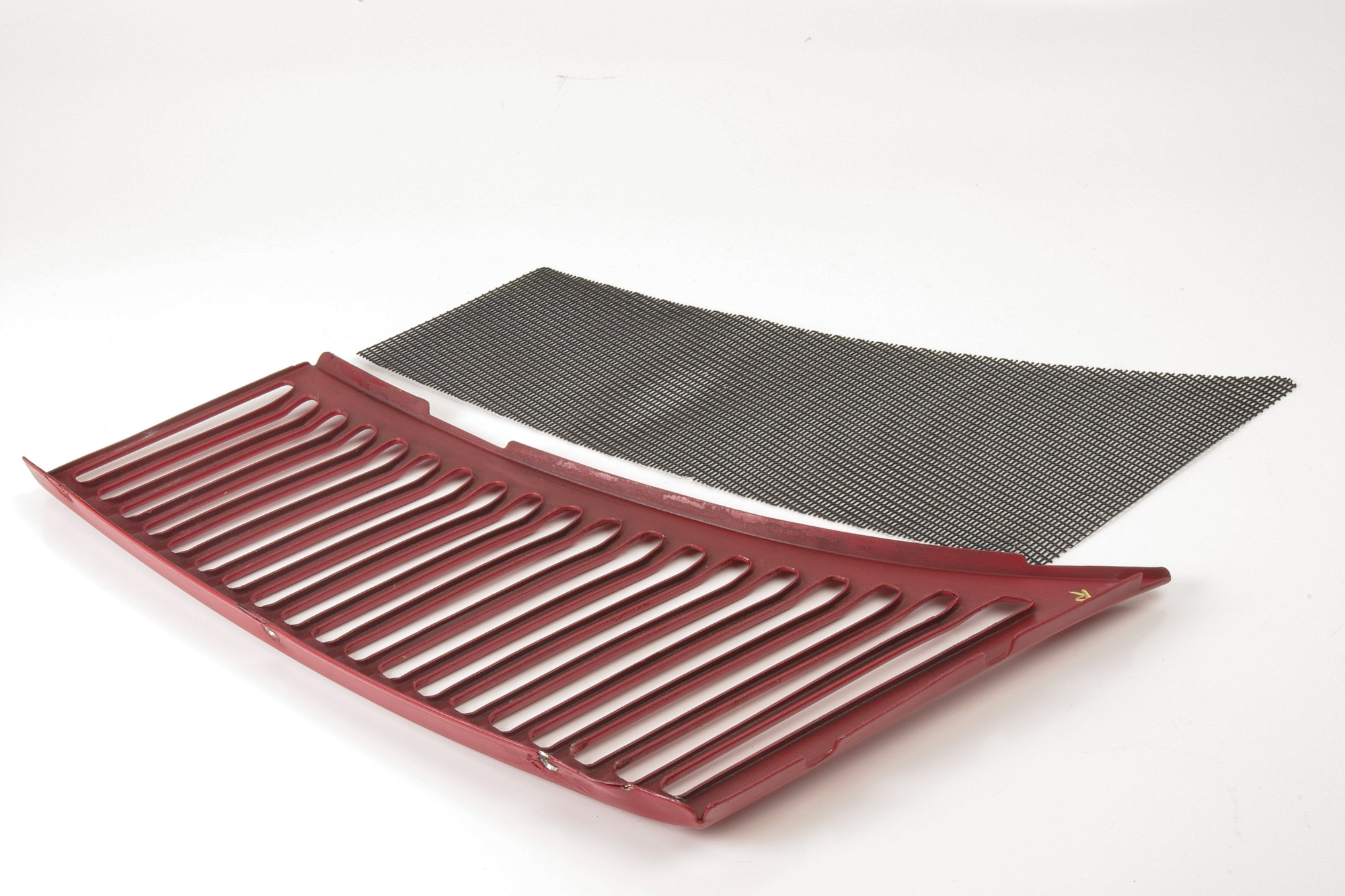 Mercedes 1078360265 Bonnet Grille - Right Red | C107 R107 SL