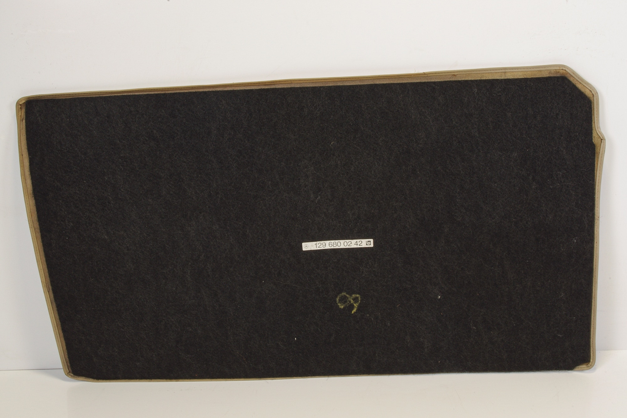 Mercedes 1296800242 Boot Mat - Beige (c) | R129 SL