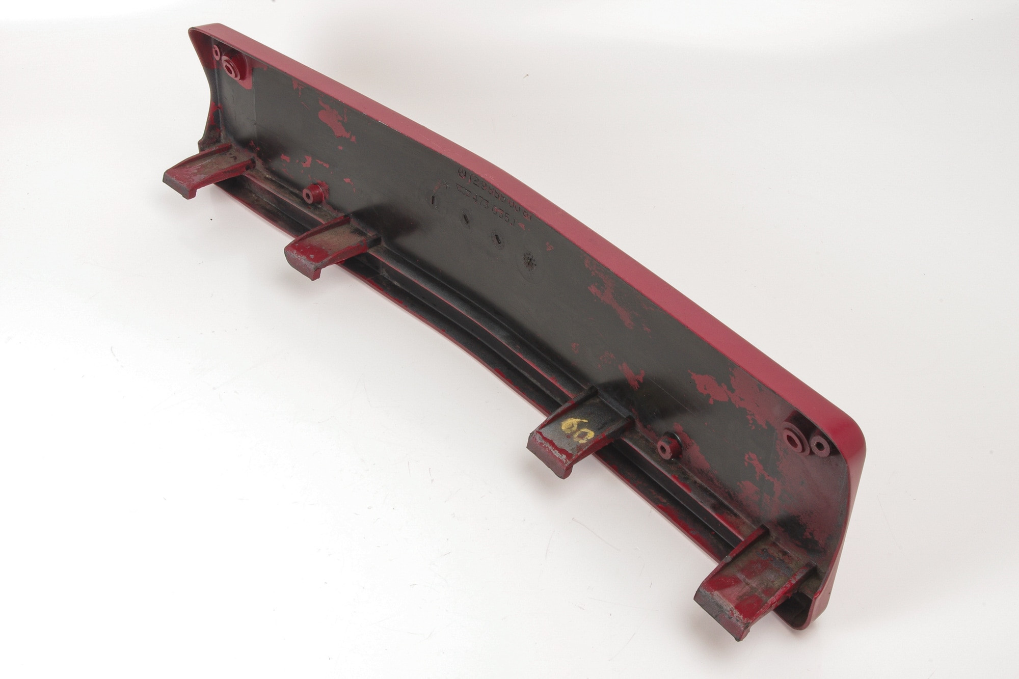Mercedes 1298850081 Number Plate Holder - Red (a) | R129 SL (Archive)
