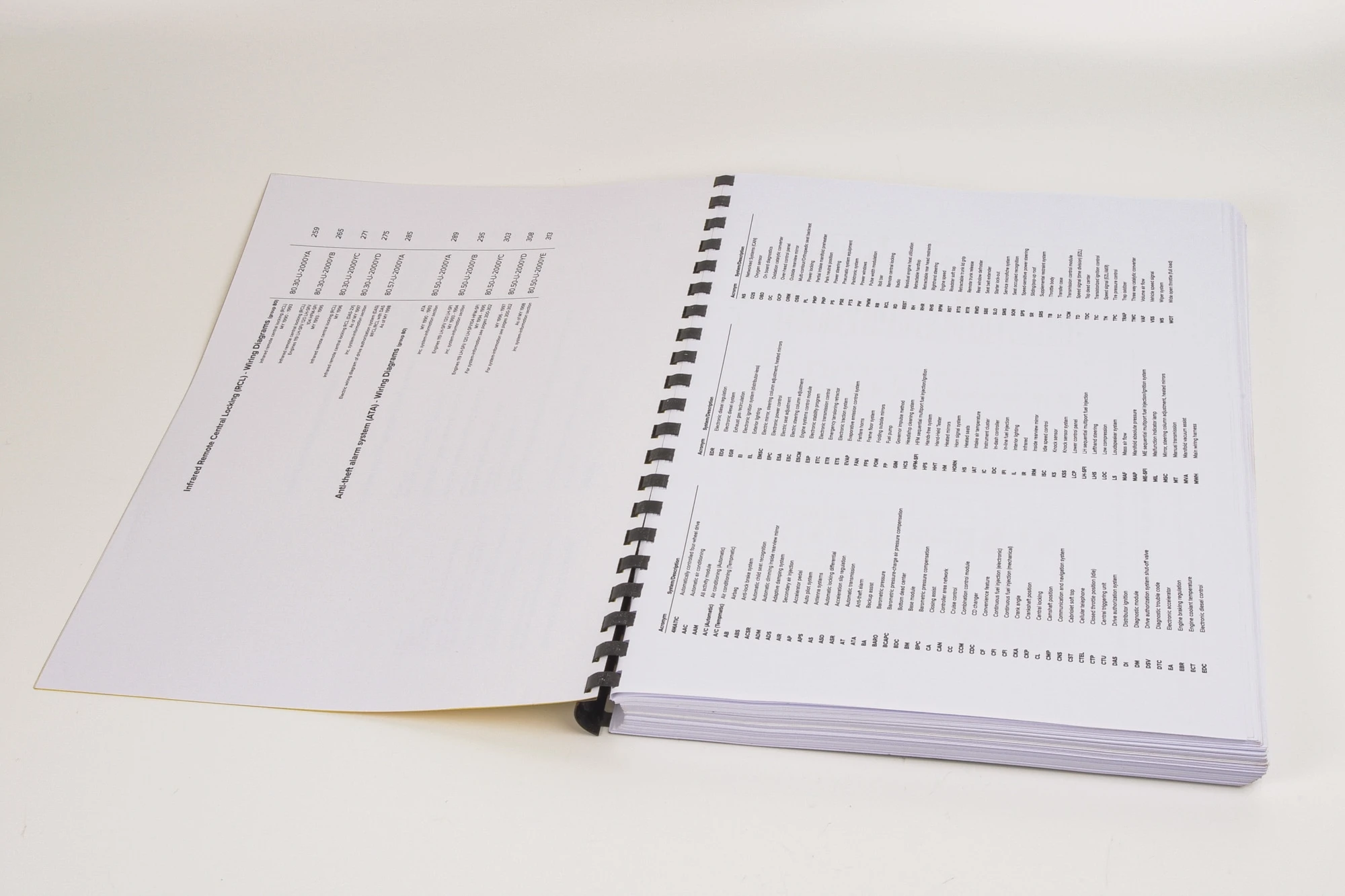 Mercedes R129 SL Workshop Diagnostic Manual: Central Locking & Pneumatic Systems
