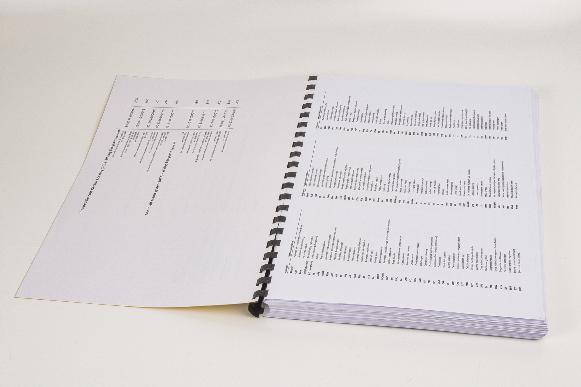 Mercedes R129 SL Workshop Diagnostic Manual: Central Locking & Pneumatic Systems