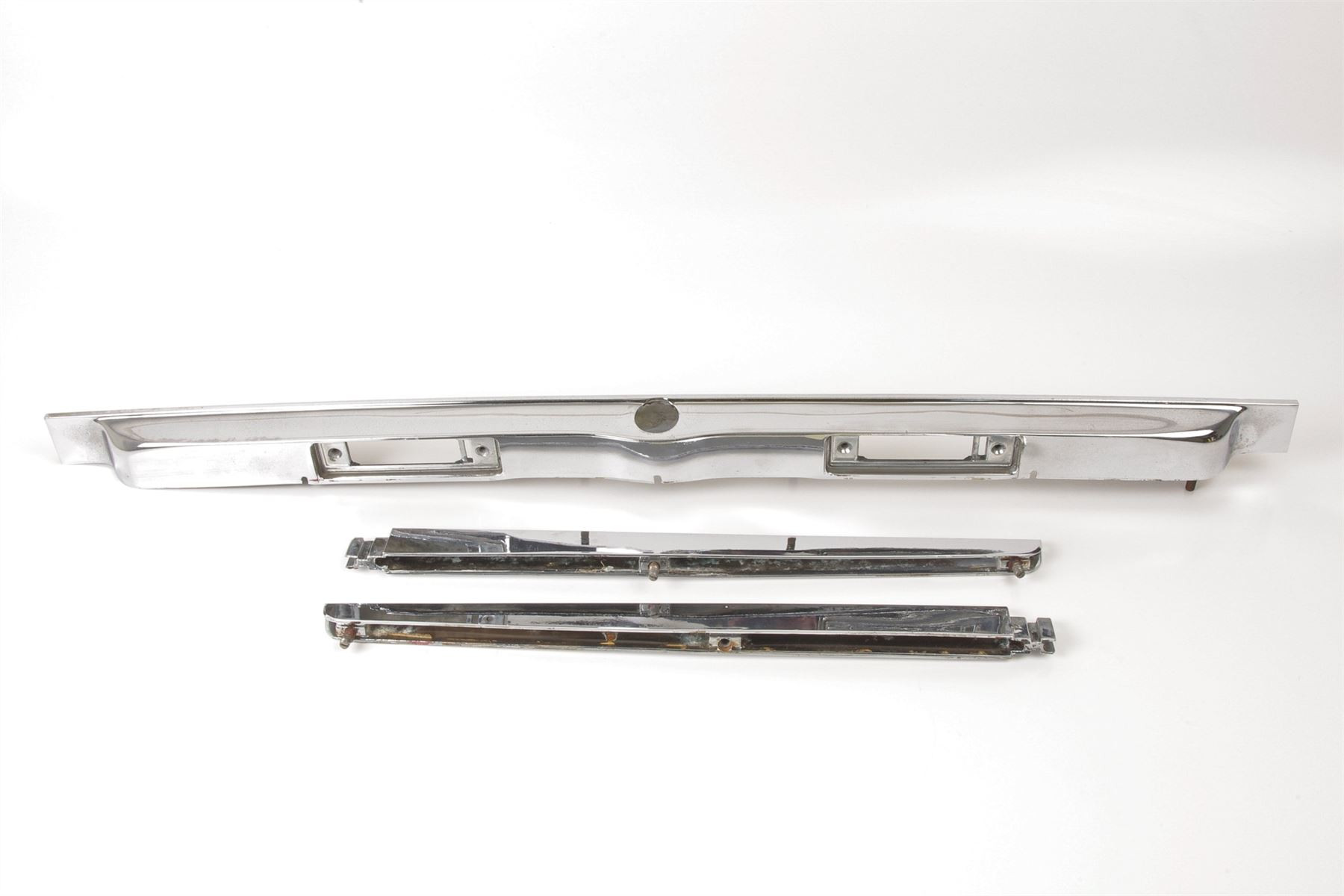 Mercedes 1076902480 Boot Chrome Trim Set x3 | C107 R107 SL