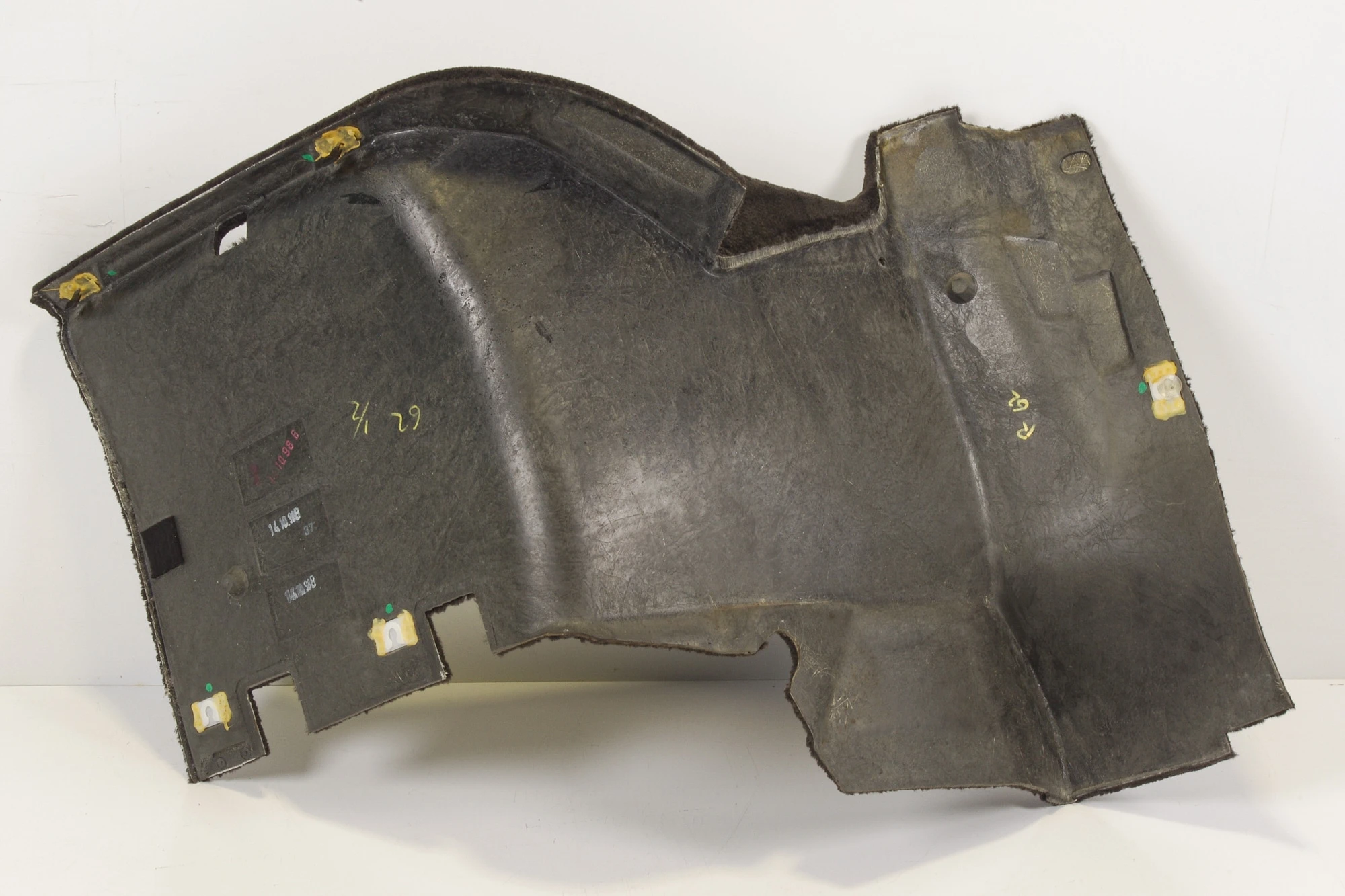 Mercedes 1296902041 Carpet Panel - Rear Right Black | R129 SL