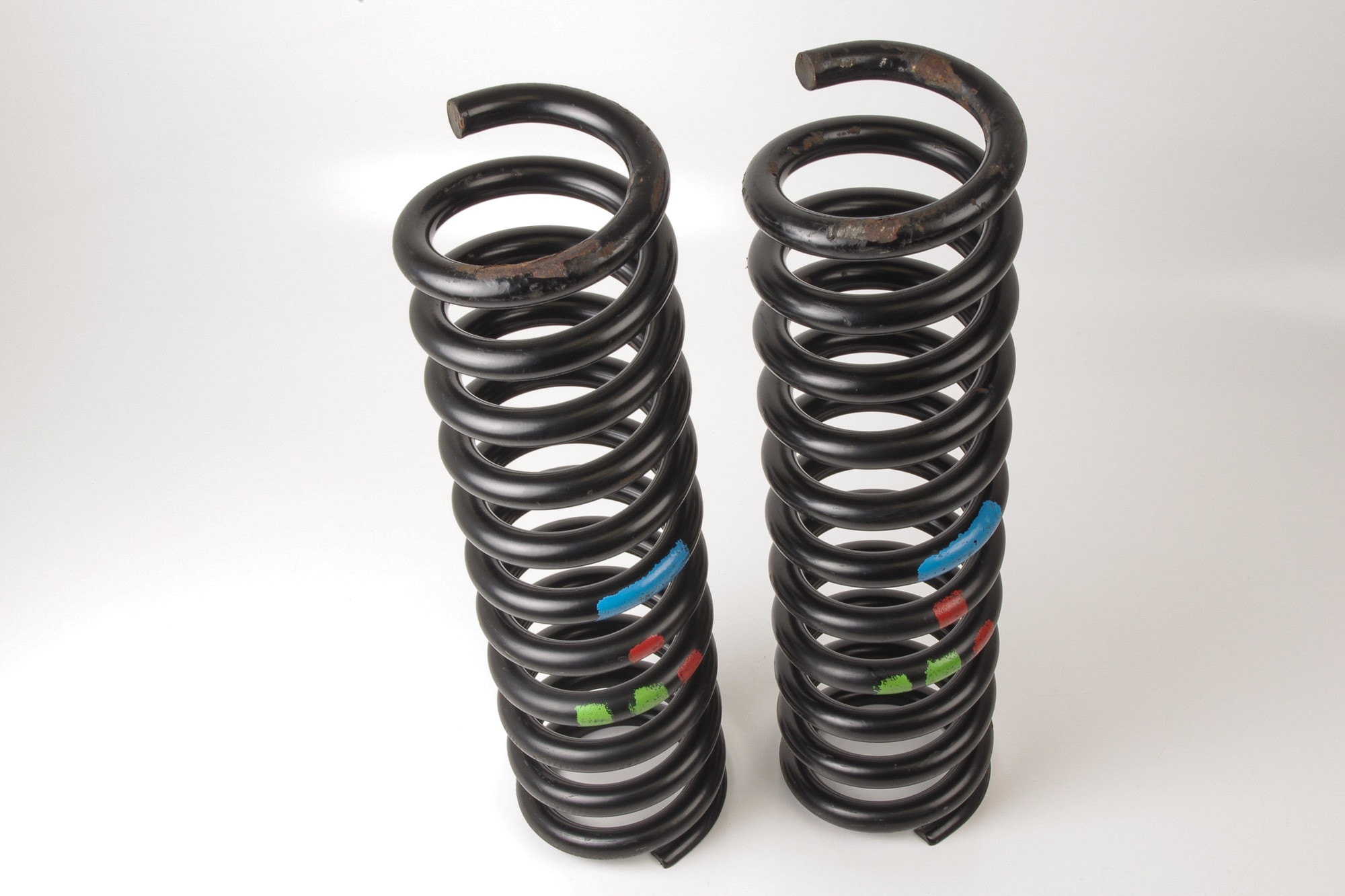 Mercedes 1293210804 Suspension Coil Spring x2 - Front | R129 SL