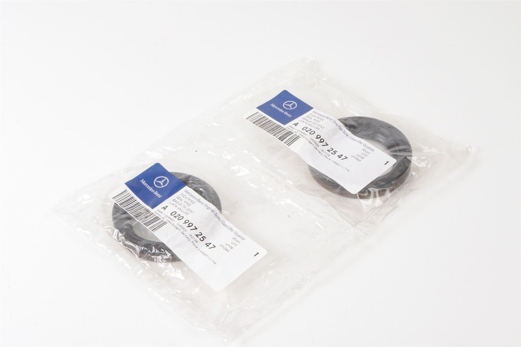 Mercedes 0209972547 Differential Seal Ring x2 (New Old St.) | C107 R107 R129...