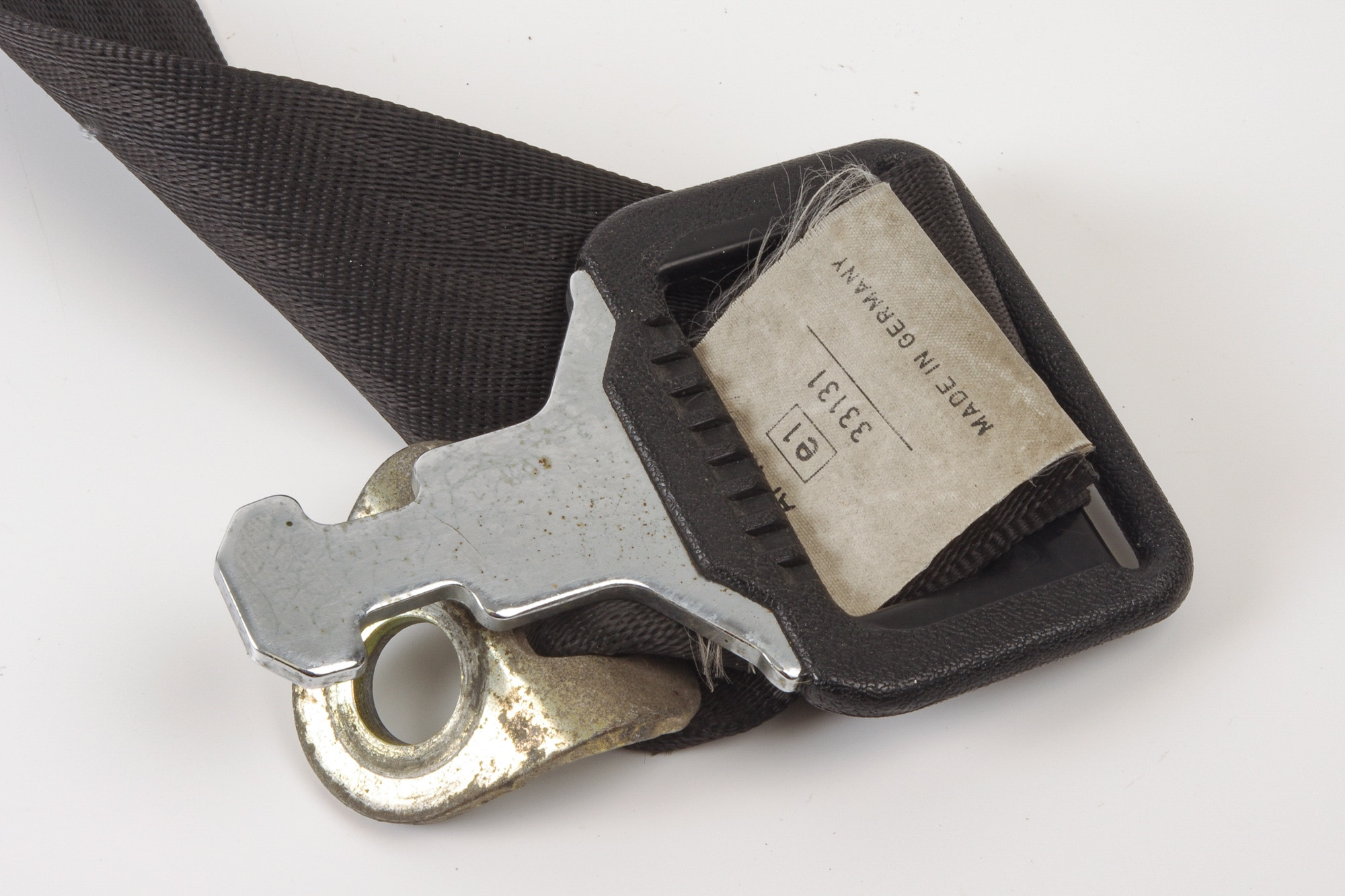 Mercedes 0008601283 Seat Belt - Rear Left Black | W460 W461 G