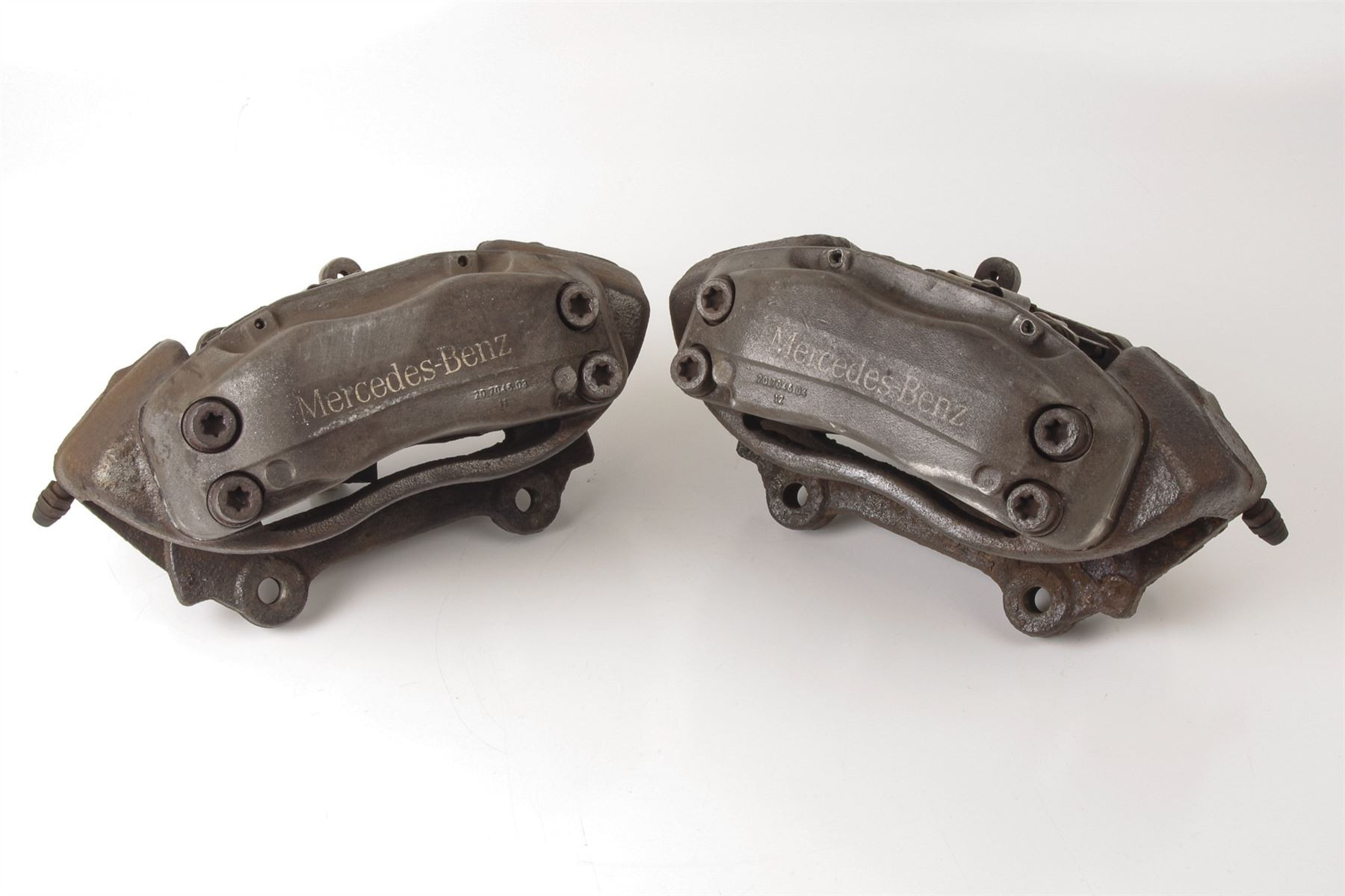 Mercedes 0024202383 Brake Caliper x2 - Front (b) | W211 E C215 CL C219 CLS...