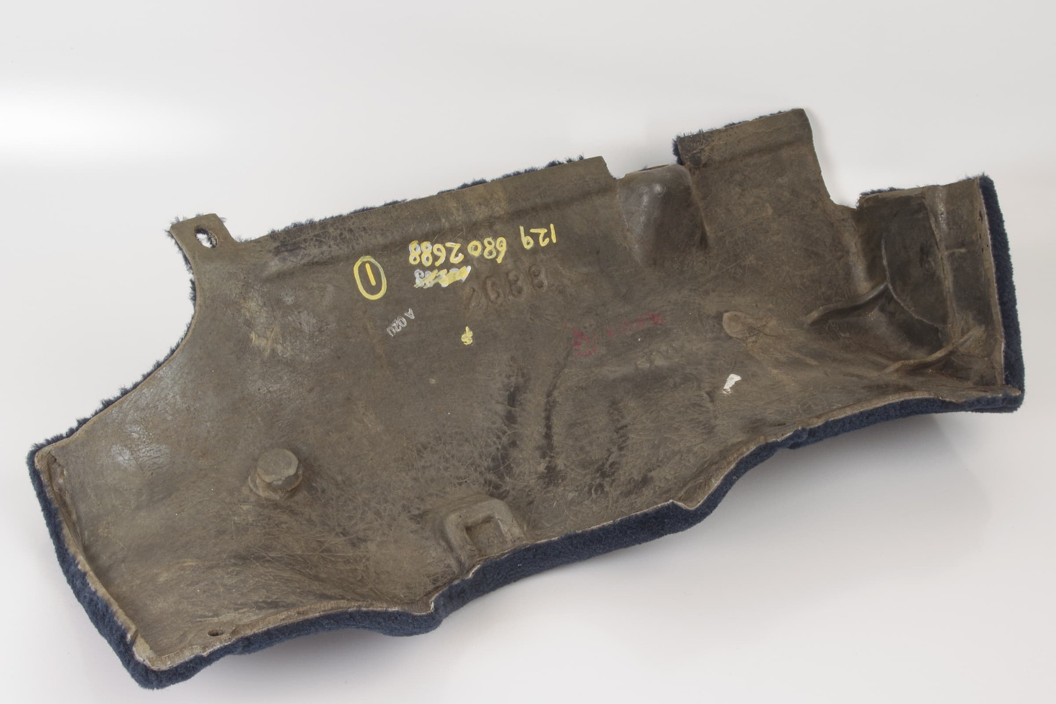 Mercedes 1296802688 Dashboard Carpet Trim - Right Blue | R129 SL