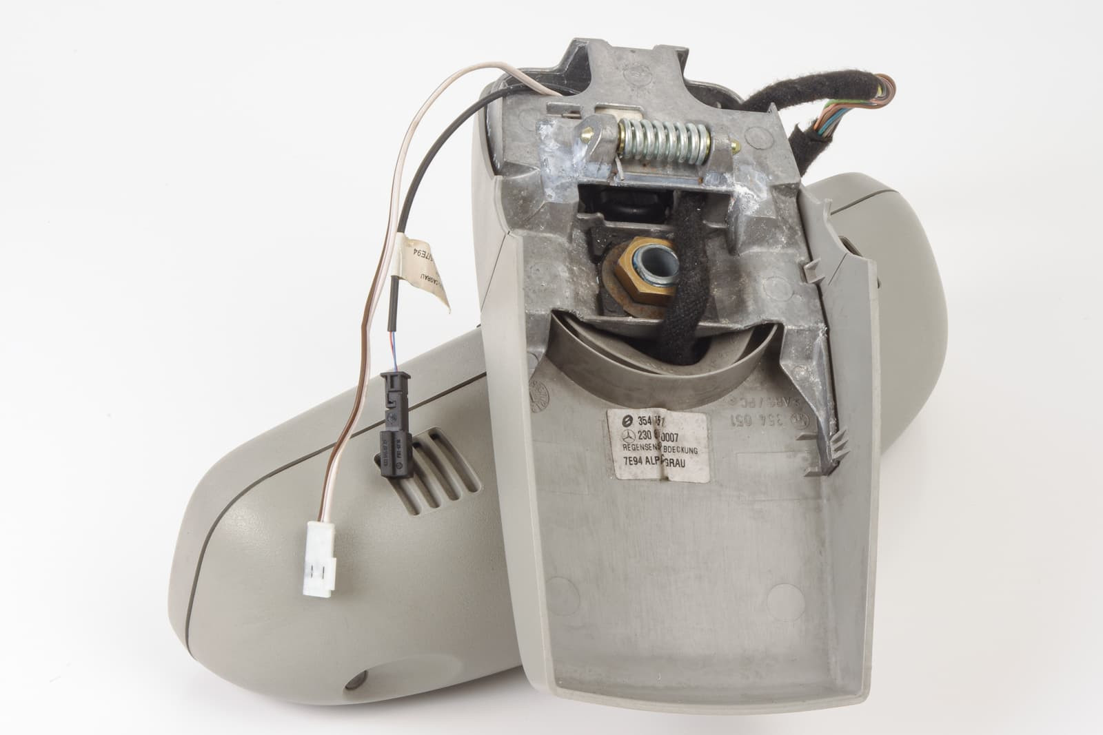 Mercedes 2208103417 Rear View Mirror - Rear Grey (a) | C215 CL W220 S R230 SL