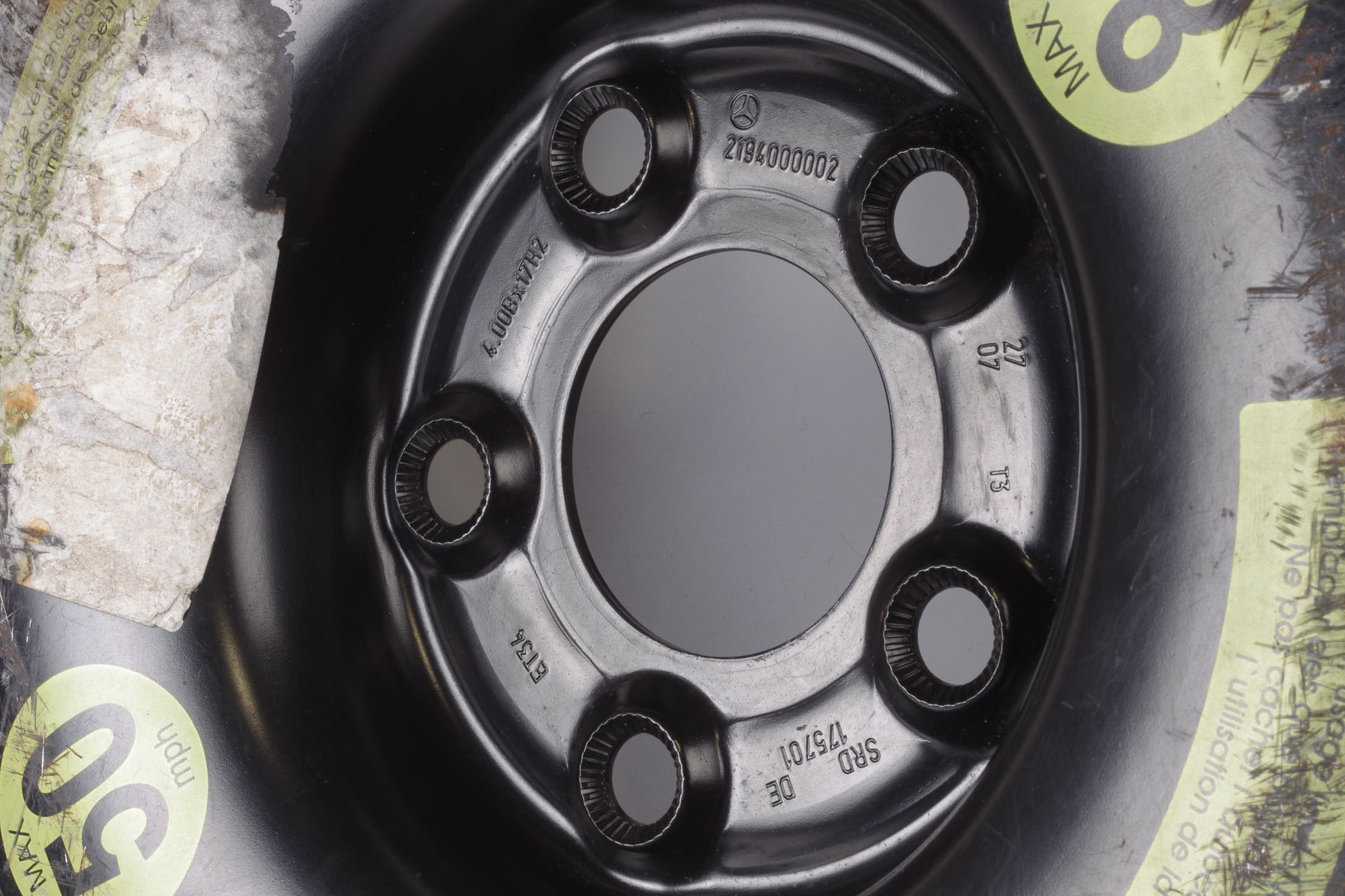 Mercedes 2194000002 Spare Wheel | X156 GLA W211 W212 E C218 X218 C219 CLS