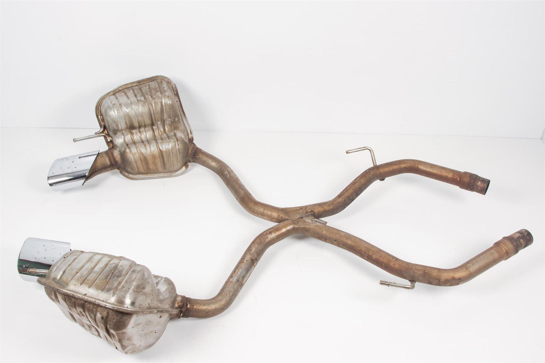 Mercedes 2304911300 Exhaust Muffler Set x2 - Left | R230 SL