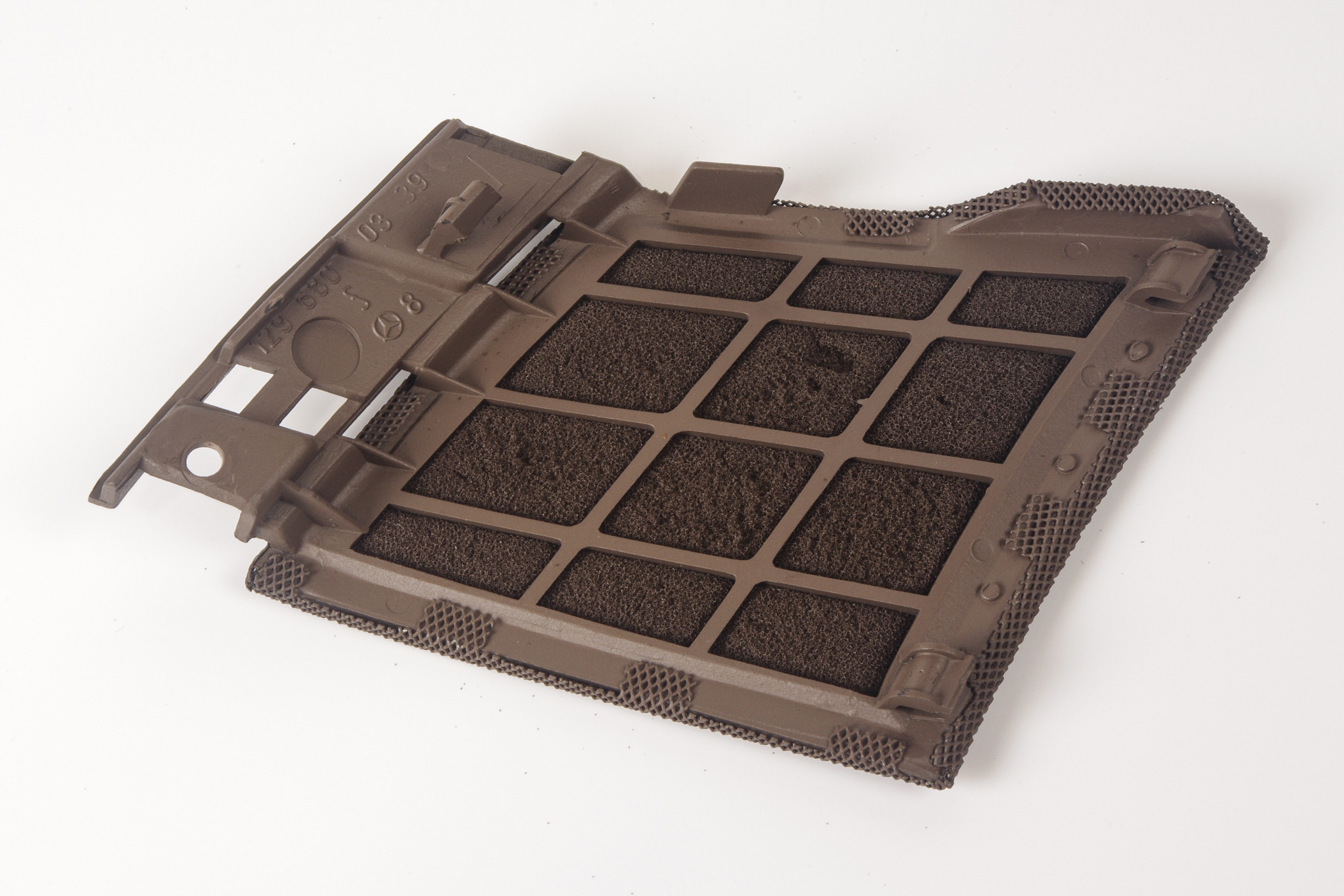 Mercedes 1296800339 Dashboard Speaker Cover - Left Brown (a) | R129 SL