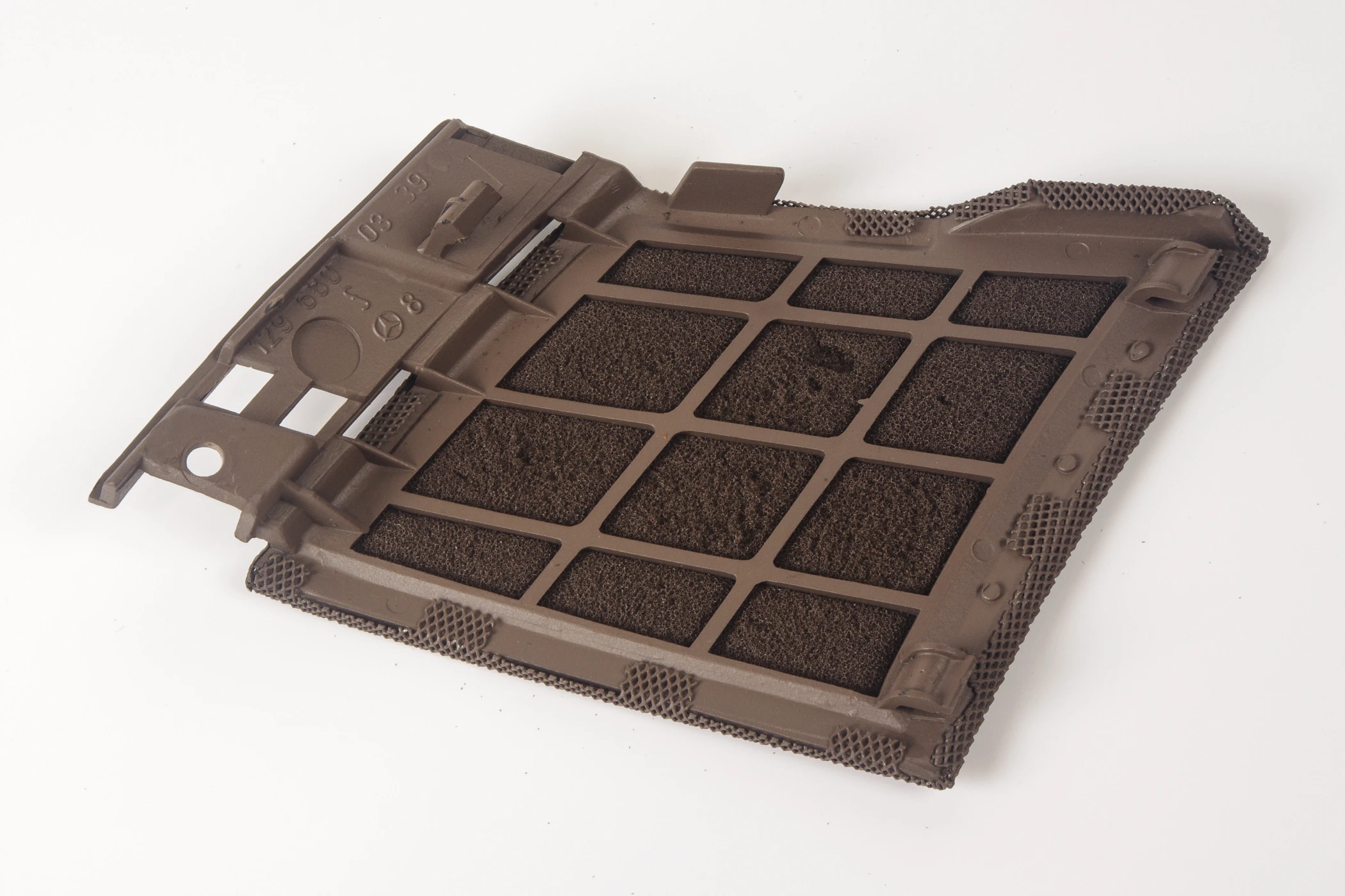 Mercedes 1296800339 Dashboard Speaker Cover - Left Brown (a) | R129 SL