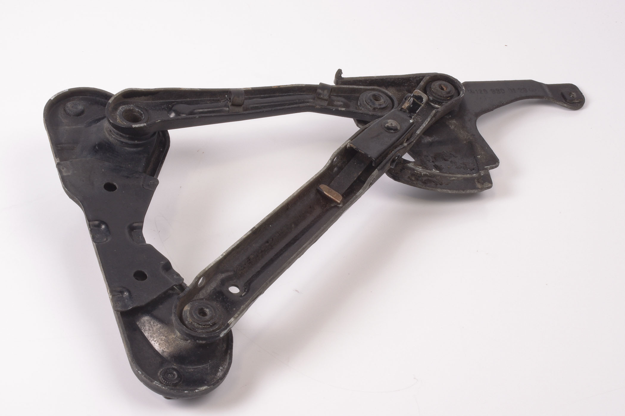 Mercedes 1298800128 Bonnet Hinge - Left Black (a) | R129 SL W140 V140 C140 S