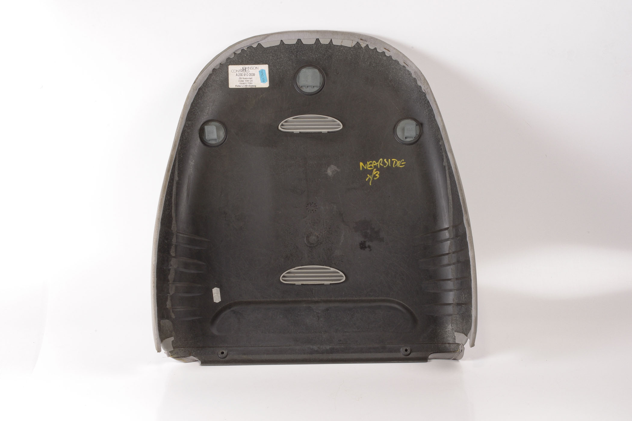 Mercedes 2309100039 Seat Backrest Panel - Rear Left Grey | R230 SL