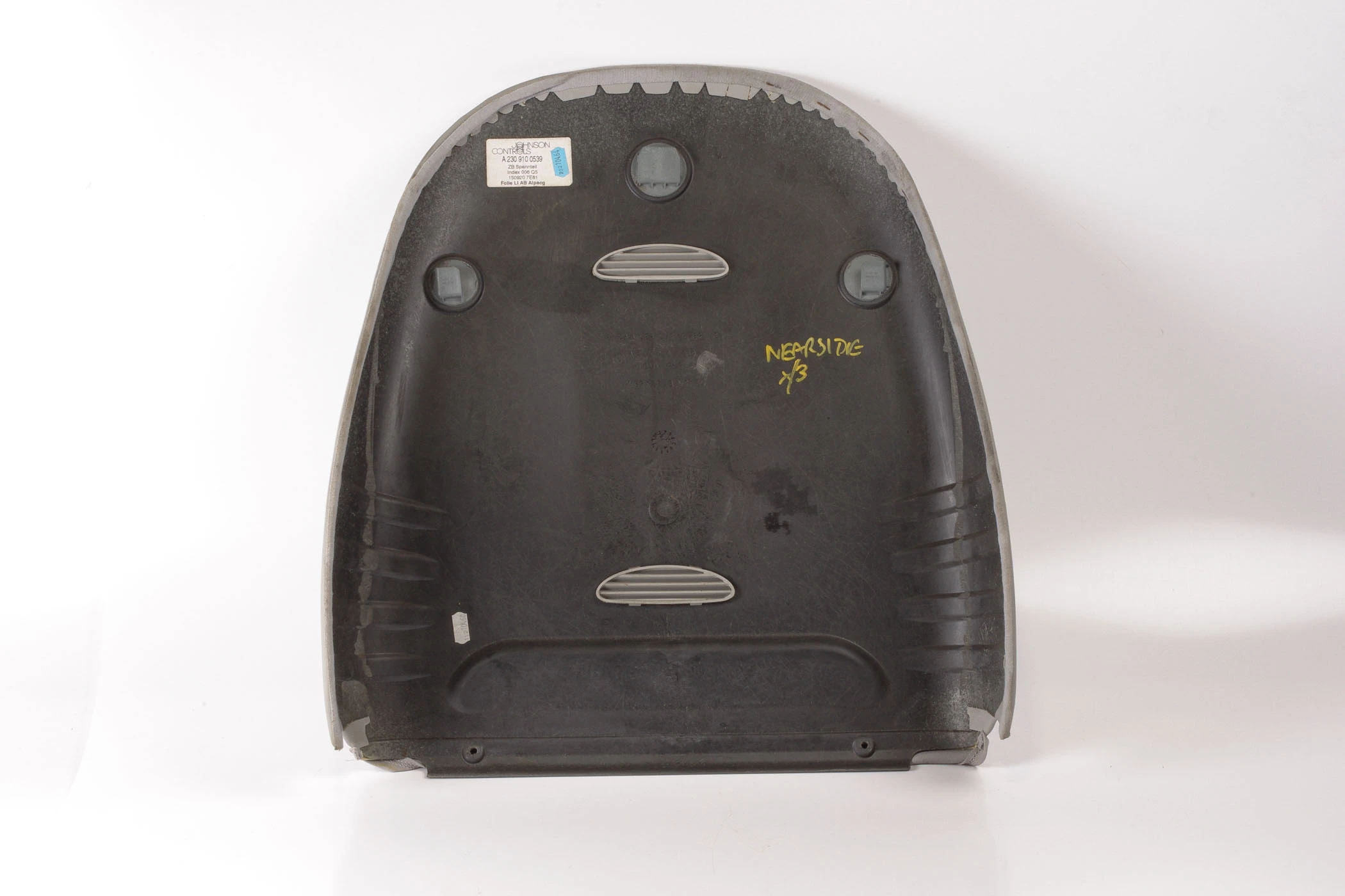 Mercedes 2309100039 Seat Backrest Panel - Rear Left Grey | R230 SL